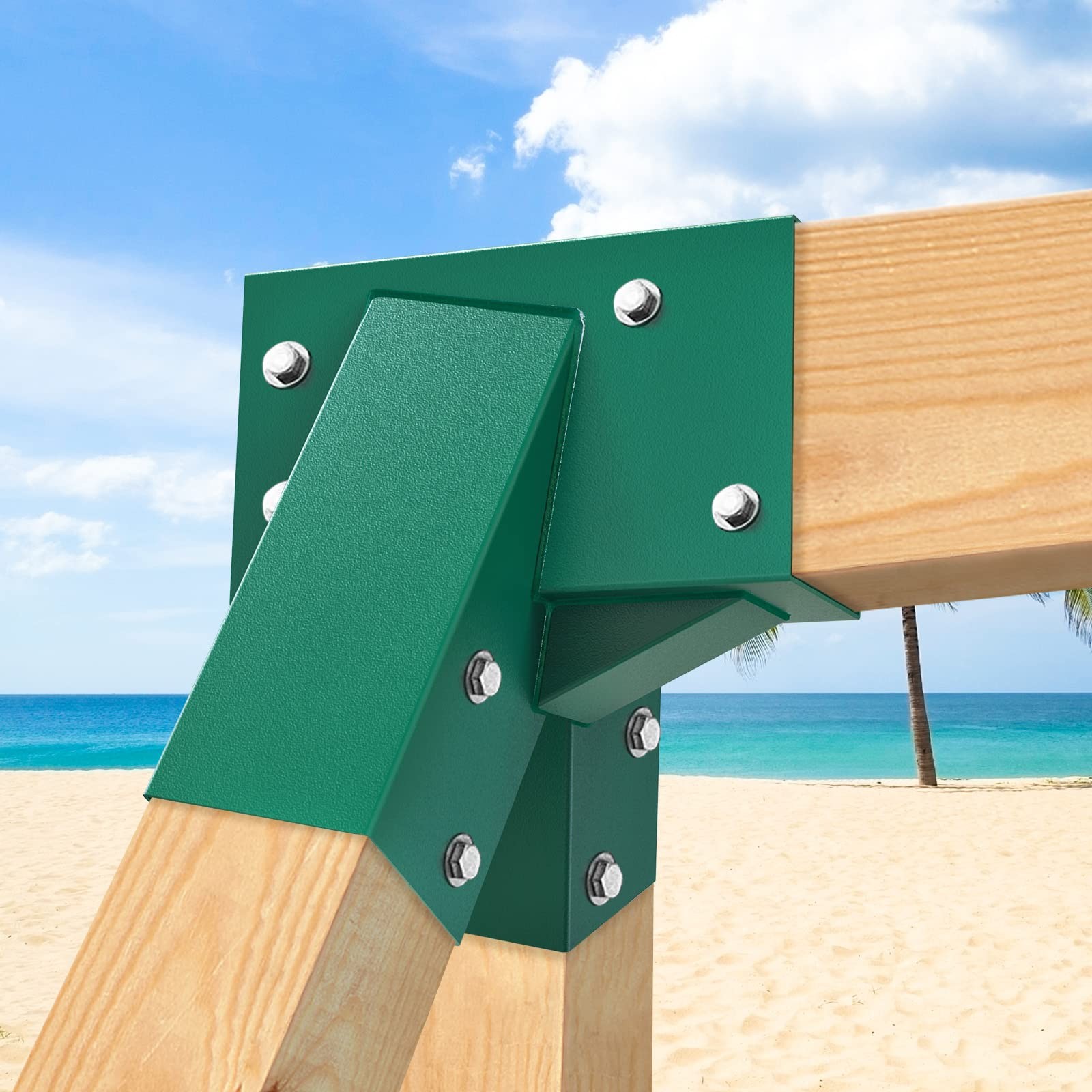 A-Frame 2 Swing Set Brackets Heavy Duty Steel Swing Hardware Mounting Hardware
