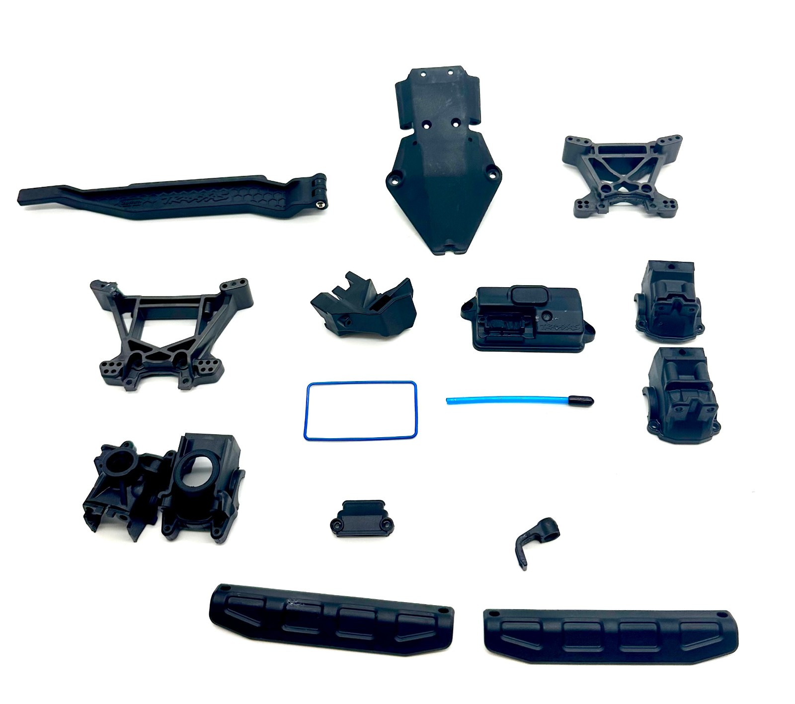Stampede 4x4 VXL Receiver Box, diff housing, bulkhead shock towers hoss 90376-4