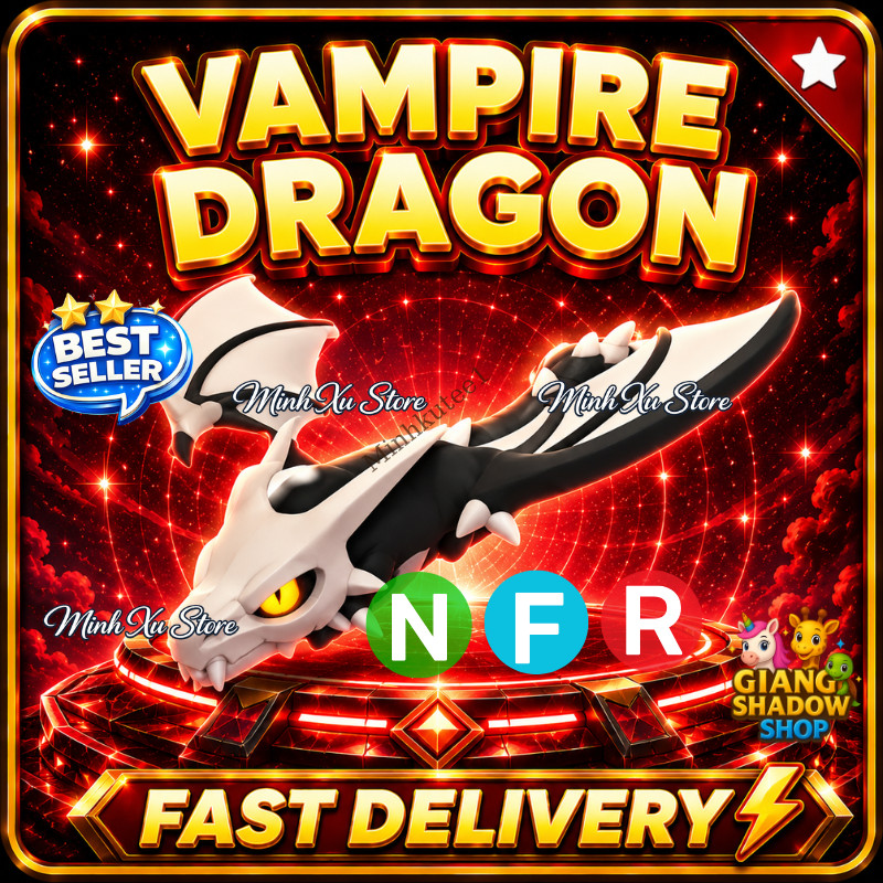 🦇 Vampire Dragon Adopt Pet | NFR / FR / Normal | Fast Delivery