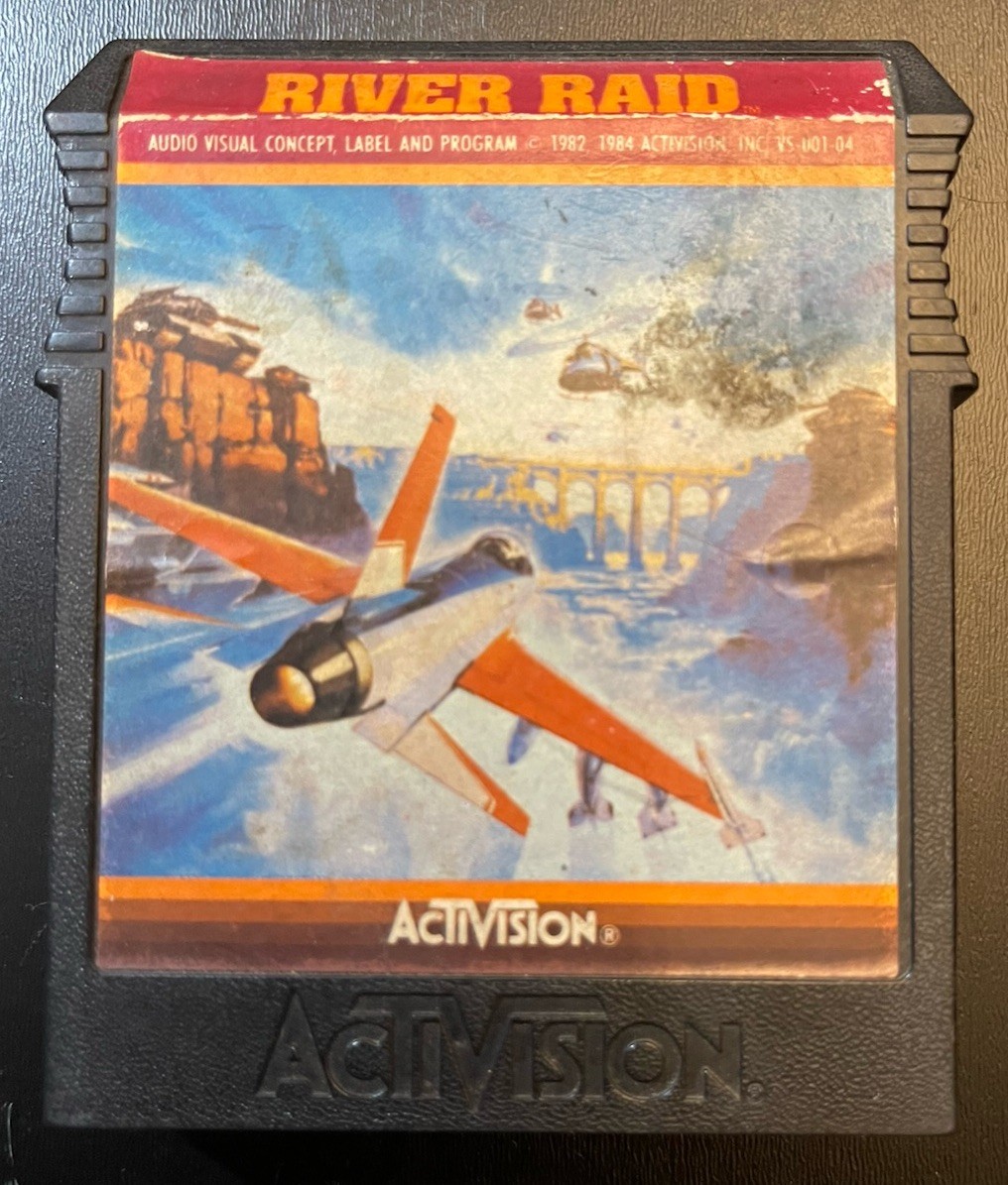Activision River Raid Atari 2600 1982 Video Game - Cartridge Only - Tested