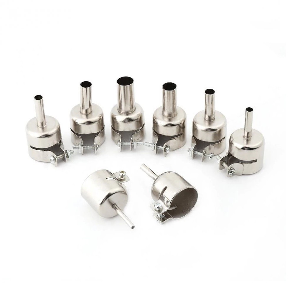 968 Welding Nozzle Hot Air Nozzle Soldering Station Stainless Steel 1pc