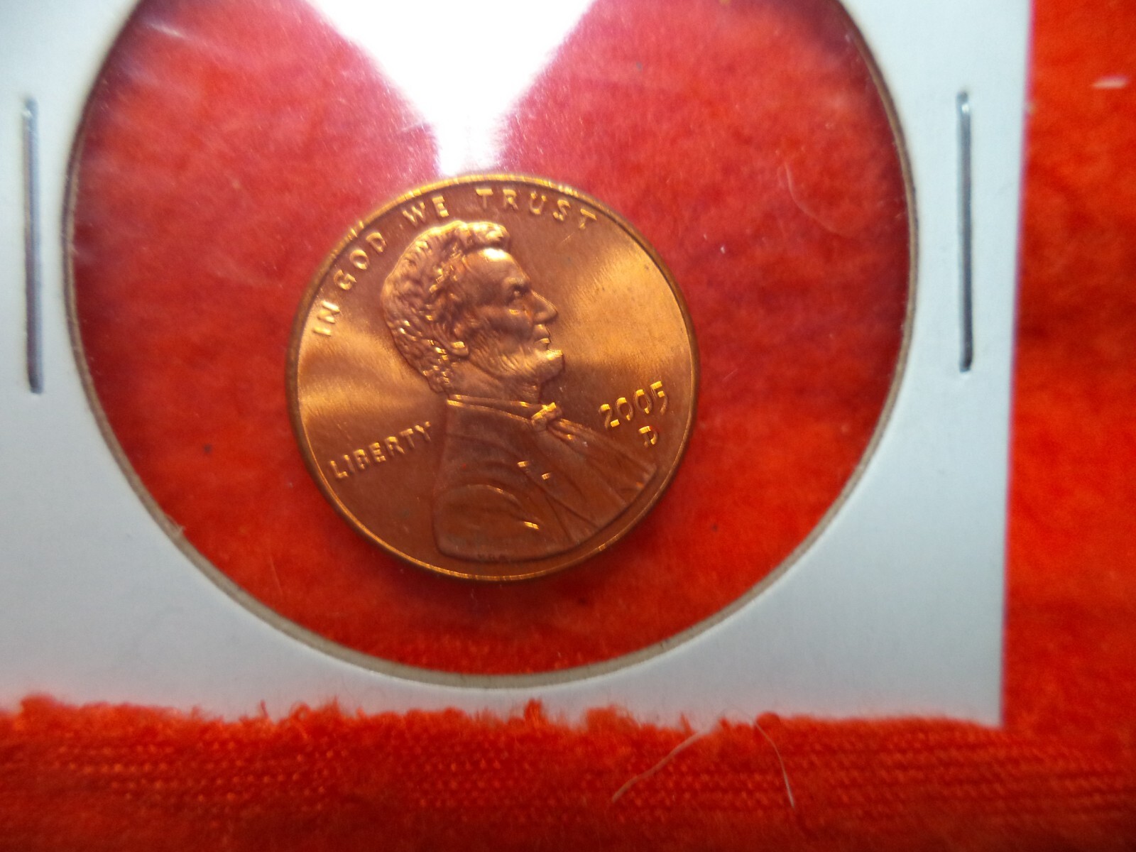 2005 D 1C Lincoln-MEMORIAL RD Lincoln Cent UNC