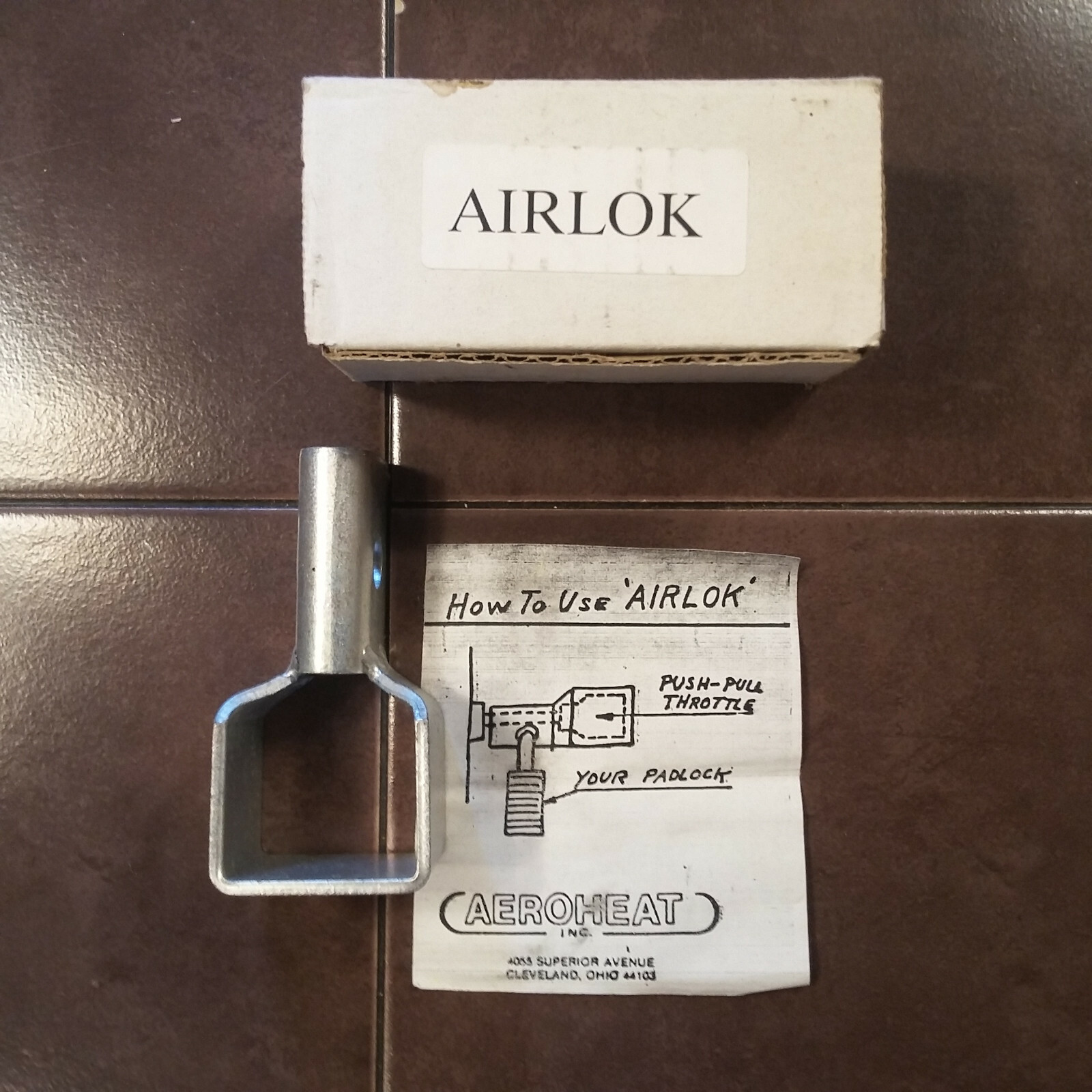 AeroHeat AIRLOK,  NOS in original box