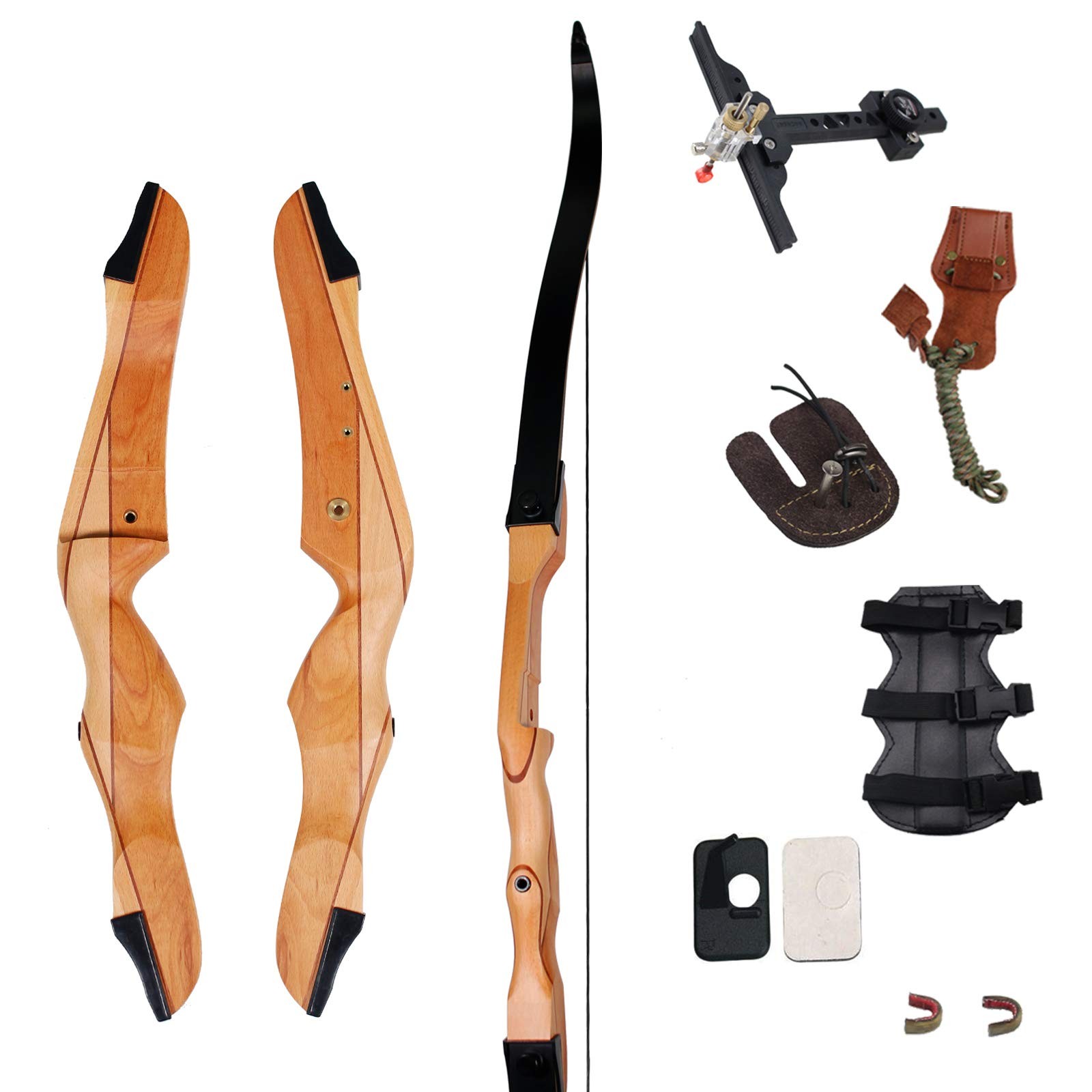 Sinoart 70 Takedown Recurve Bow Adult Archery Competition Athletic Bow Weights