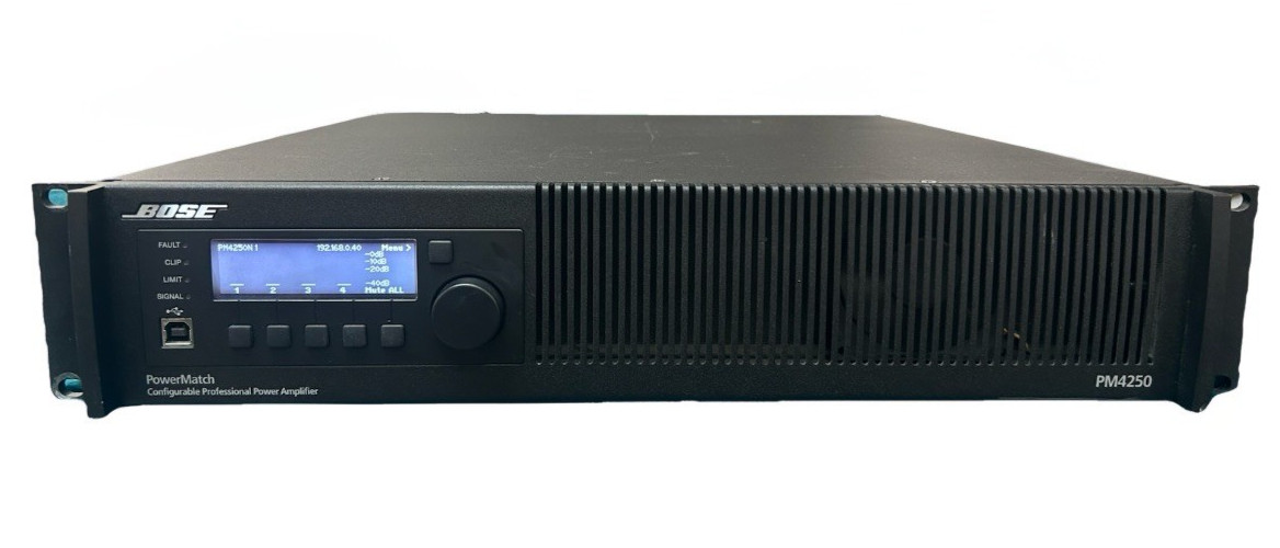 Bose PowerMatch PM4250N Configurable Power Amplifier