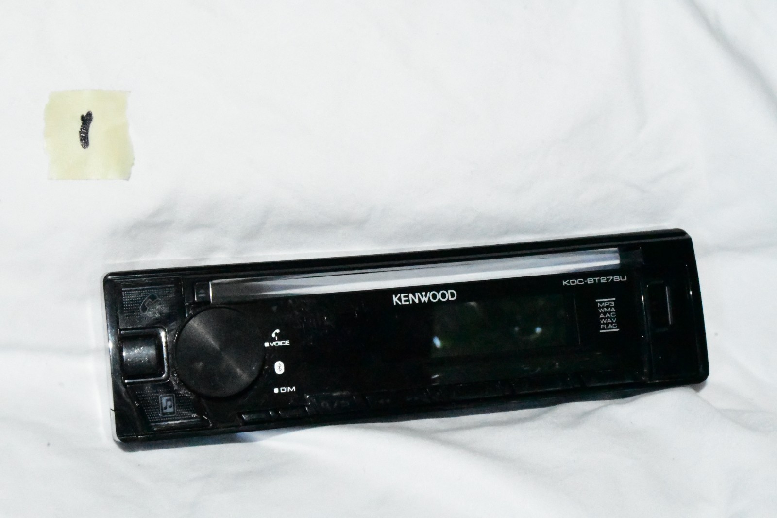 KENWOOD KDC-BT27BU CAR STEREO RADIO BLUETOOTH OEM faceplate Rare W1A6
