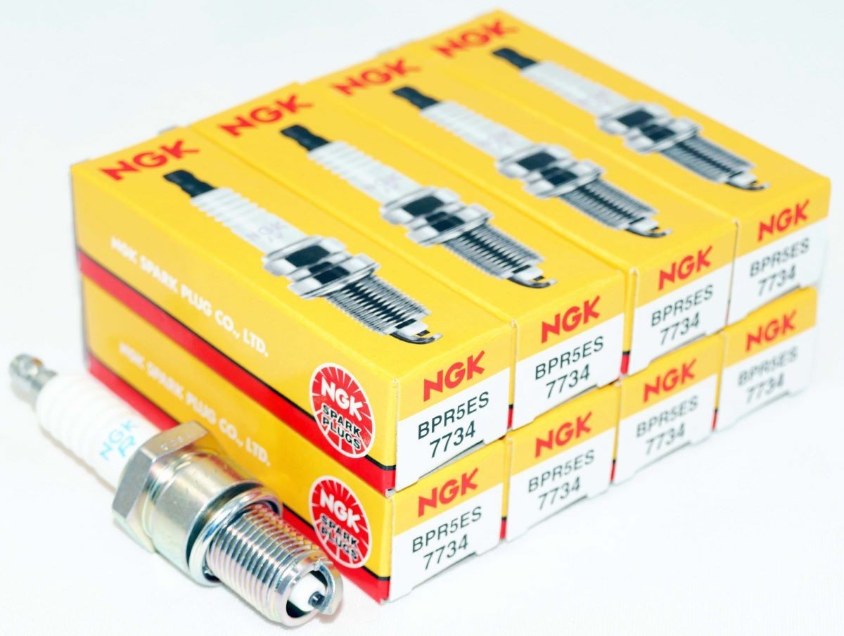 8 Pack Genuine NGK 7734 Spark Plugs BPR5ES for Many Classic Cars