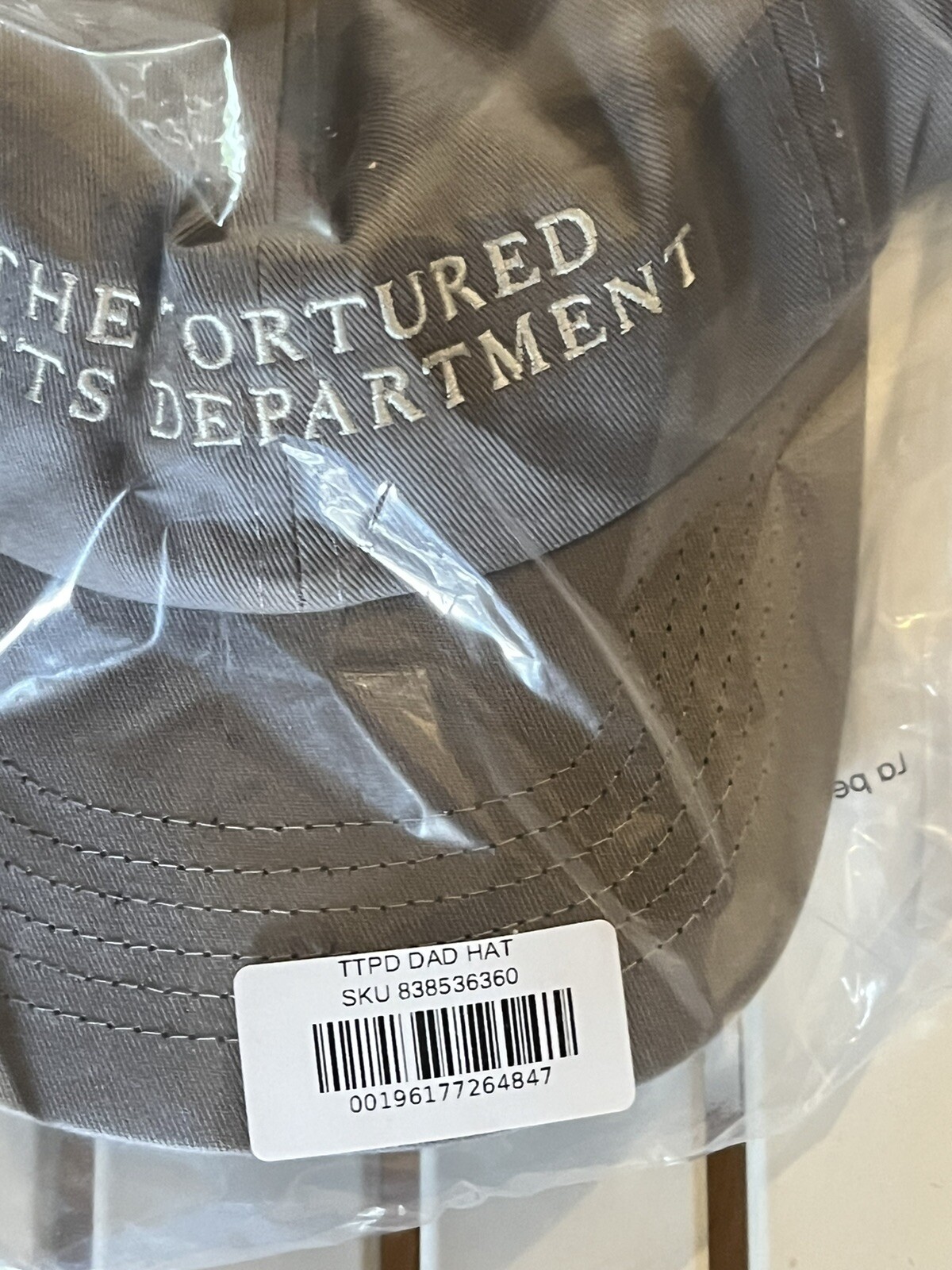 The Tortured Poets Department Gray Dad Hat - Taylor Swift - Official- SHIP FAST