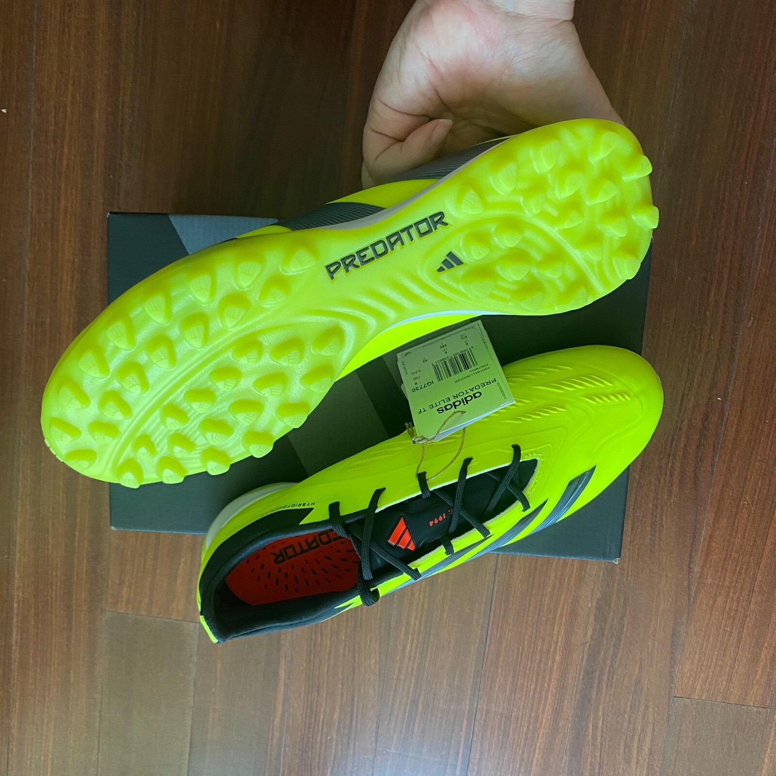 adidas Predator Elite TF Mens Turf Soccer Shoes Solar Yellow ✅Multiple Sizes
