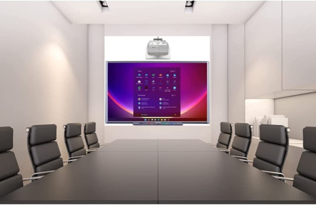 Interactive Smart Board system for Classroom. (1 year guarantee)
