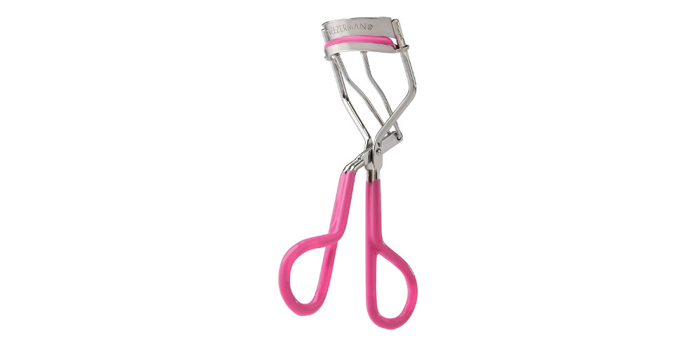 Eyelash Curler Scissor Handle Slip Resistant Shaping Lashes Curling Pink 0.3 Oz