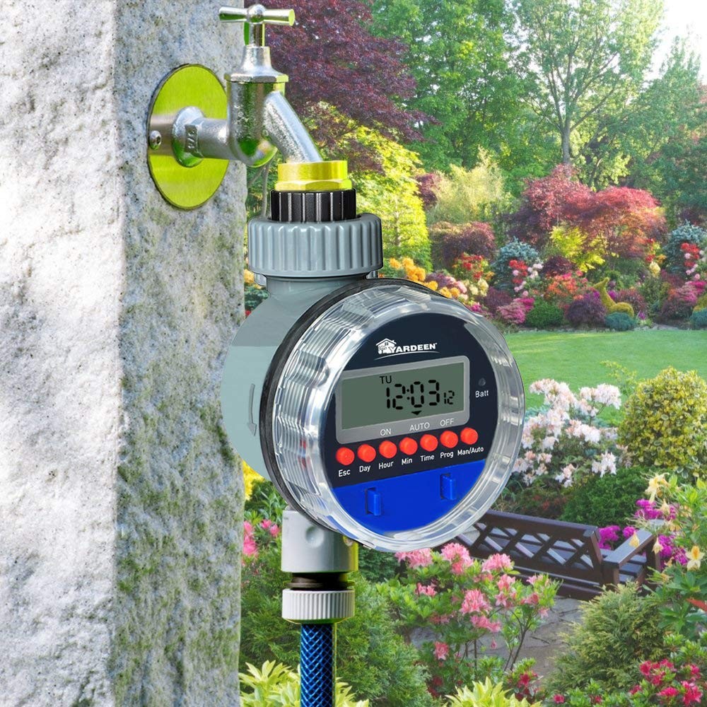 Yardeen Water Timer Garden Irrigation Controller with 8 Programs
