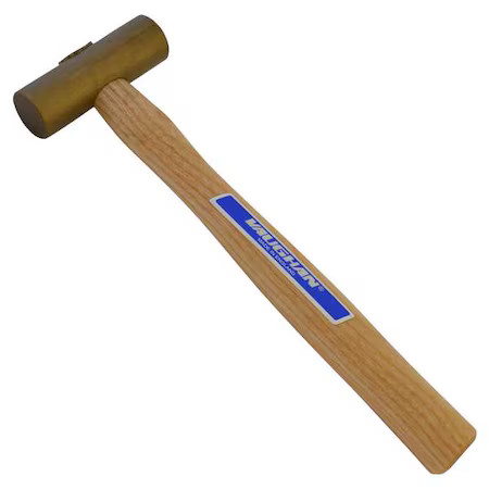 Vaughan Bm100 Mallet, Brass, 10 In. L, Standard Tool