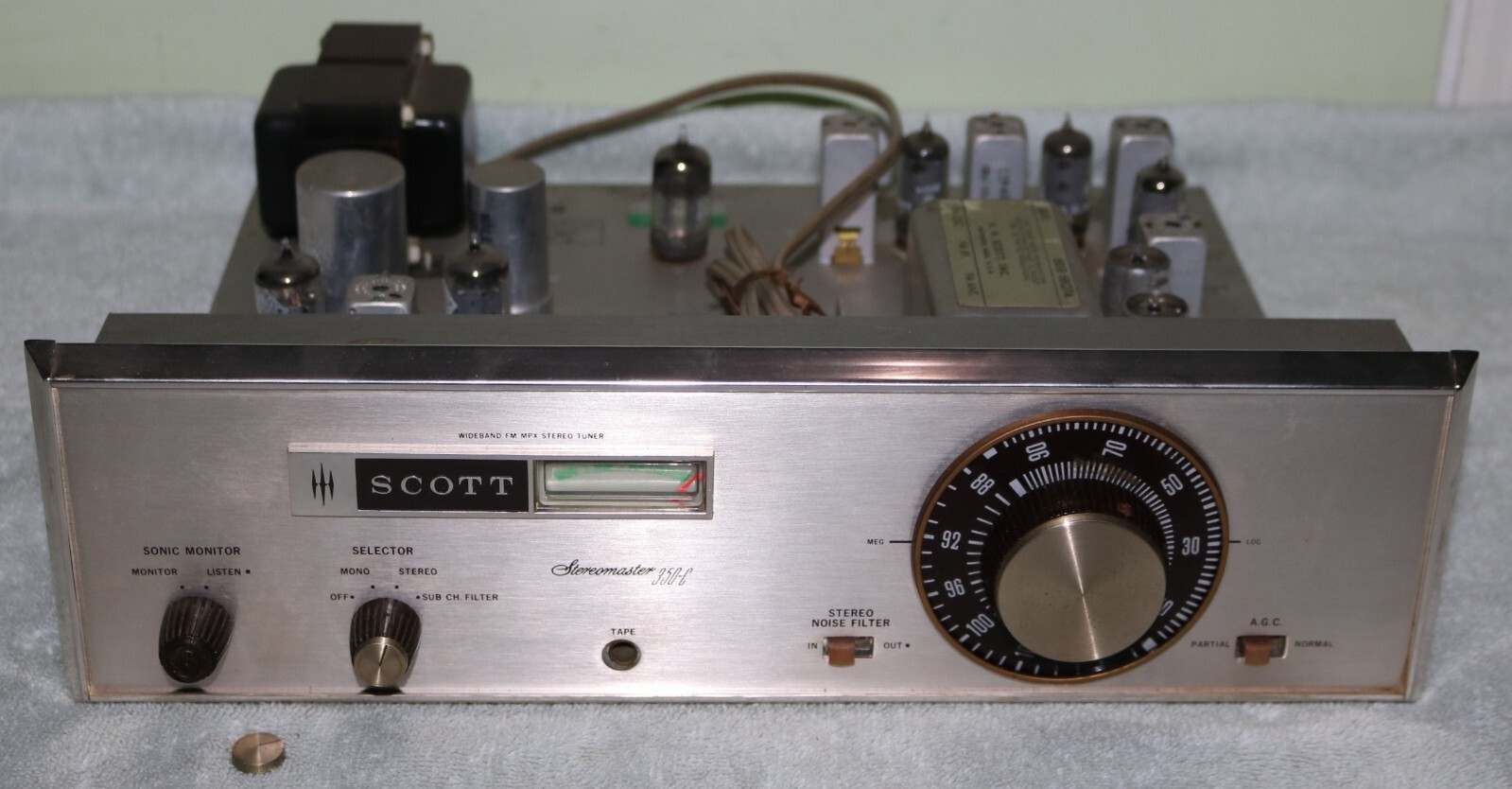 VINTAGE SCOTT STEREOMASTER 350 C FM STEREO TUBE TUNER