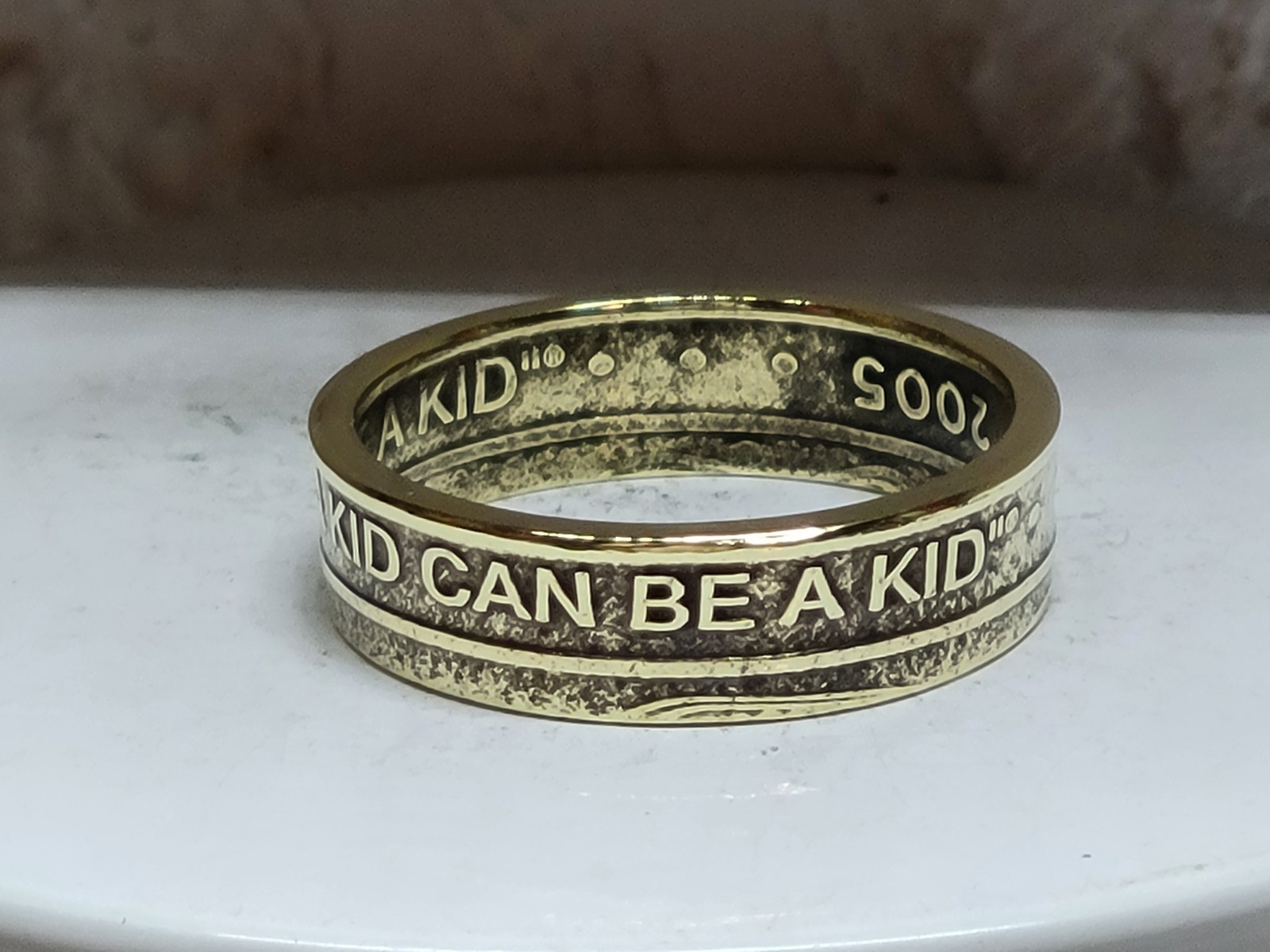 CHUCK e CHEESE - 2005 - Size 11 Token Coin Ring
