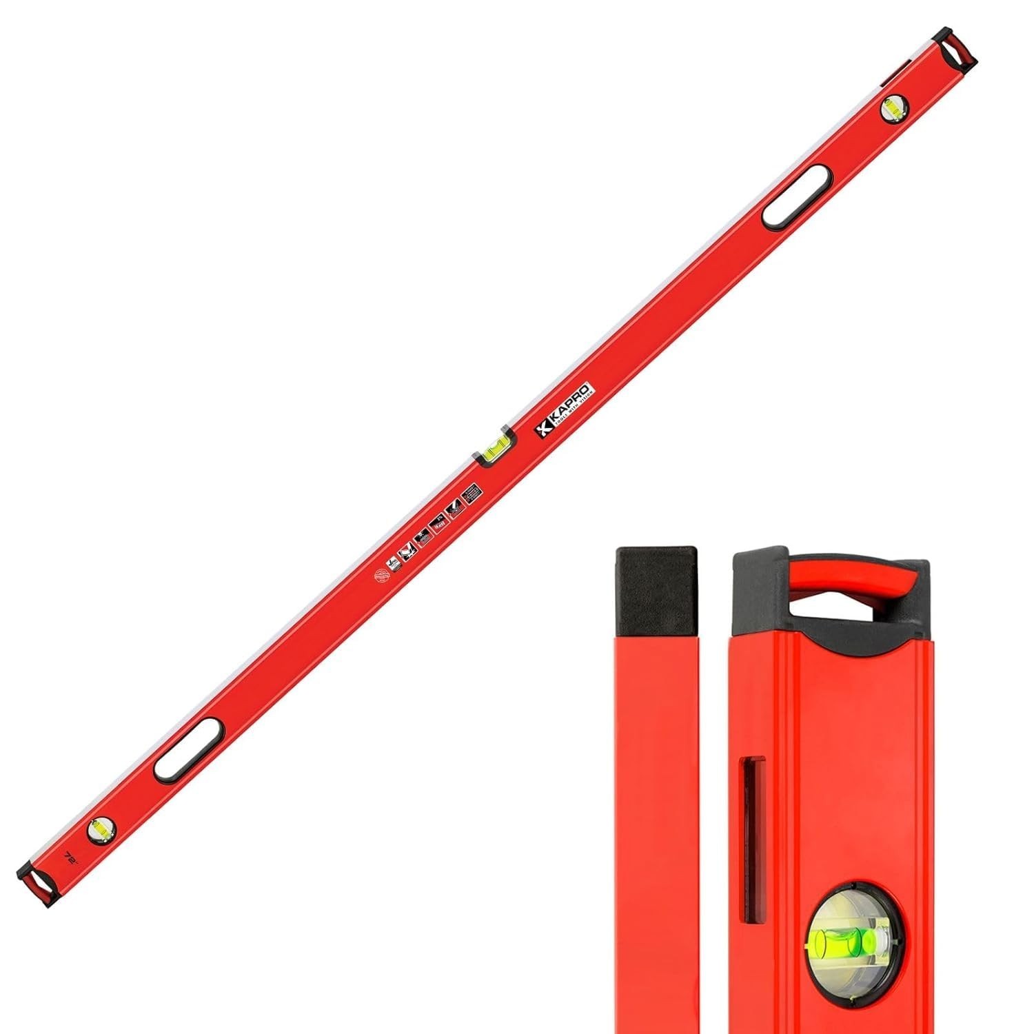 78 inch Kapro-985-41X Apollo Heavy-Duty Professional Box Level-Magnetic