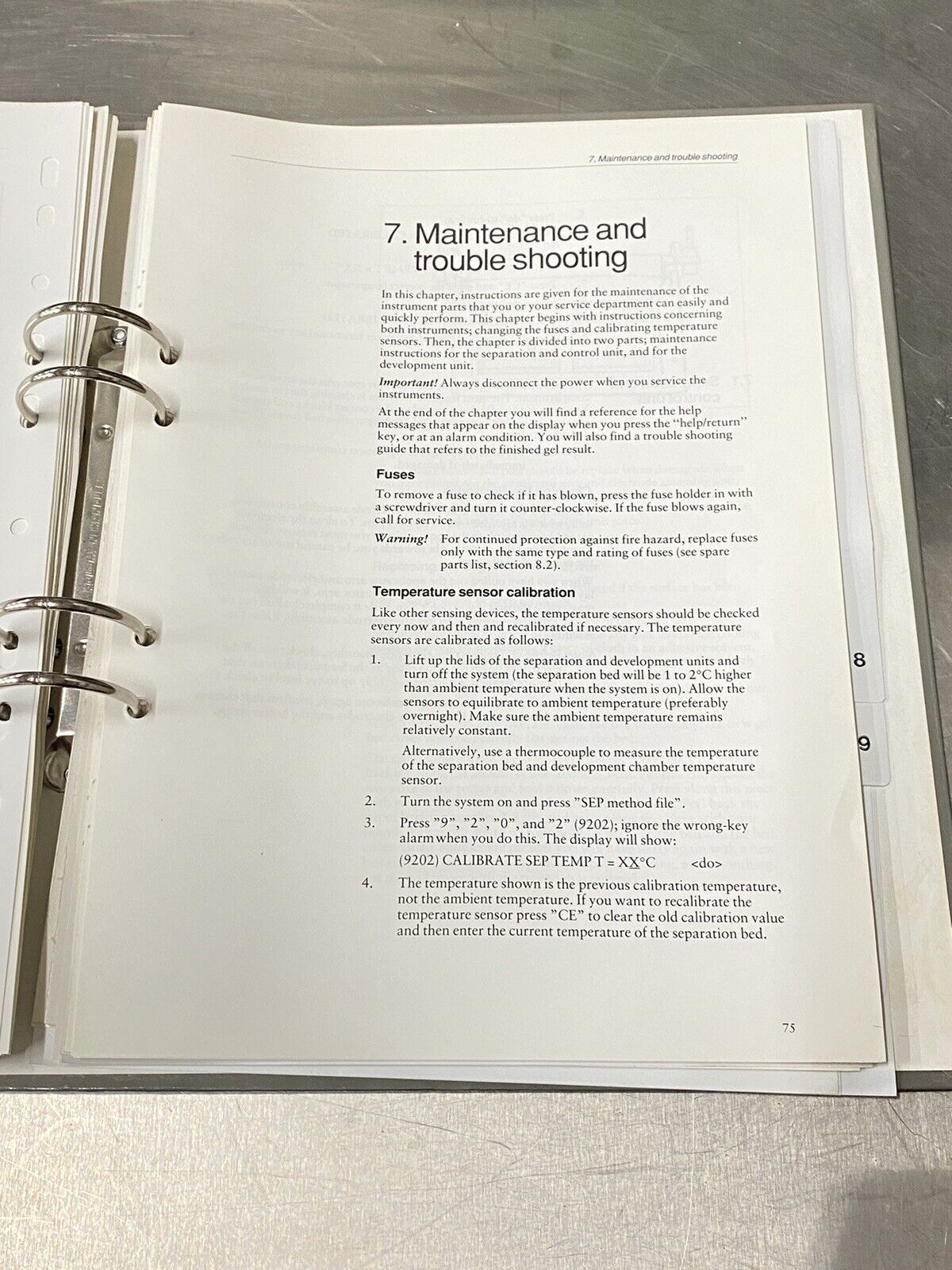 Pharmacia Phast System - Users Guide / Instruction / Manual