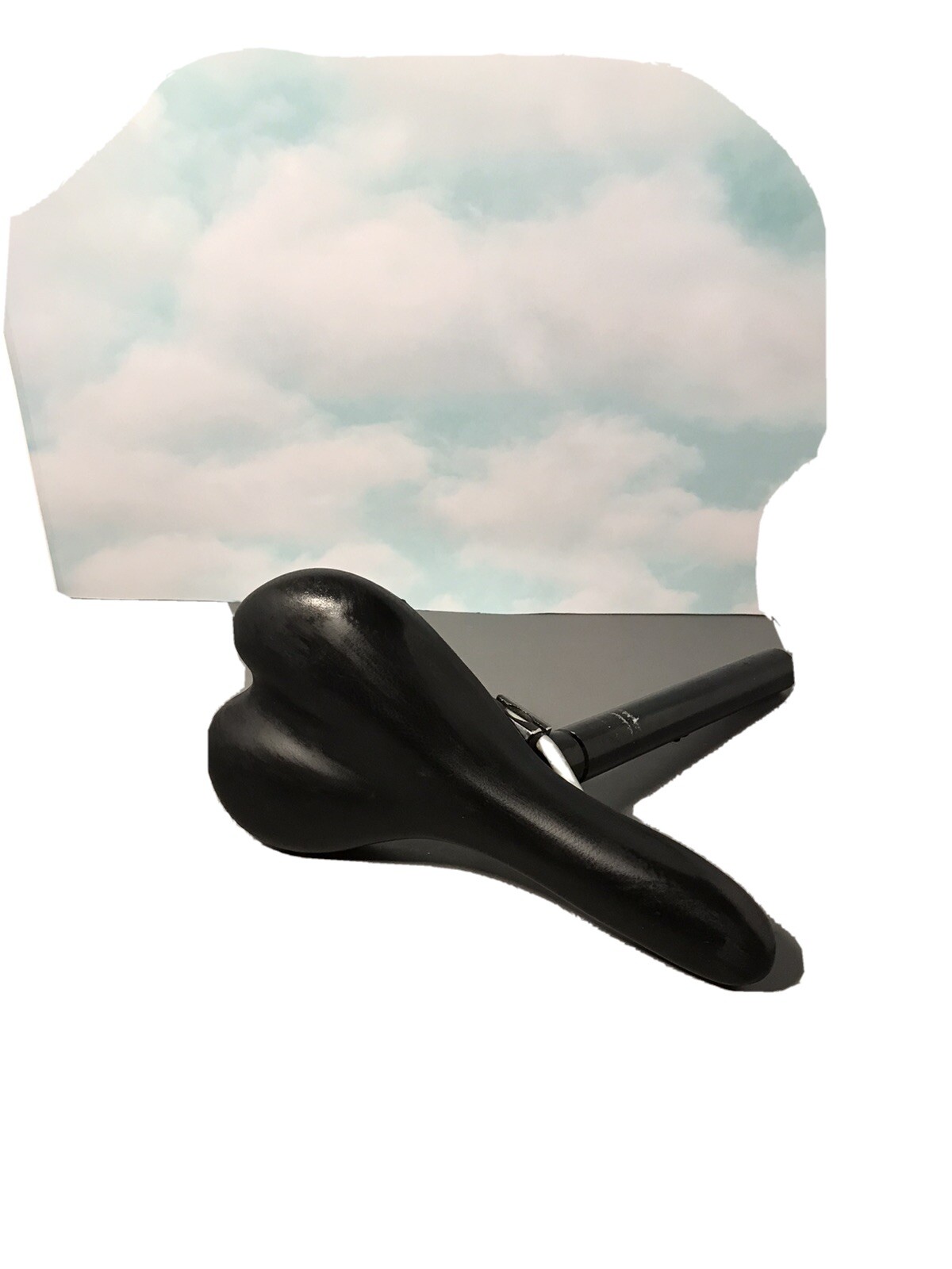Wing Competition Bicycle Seat and Stem-Black- Made in Italy