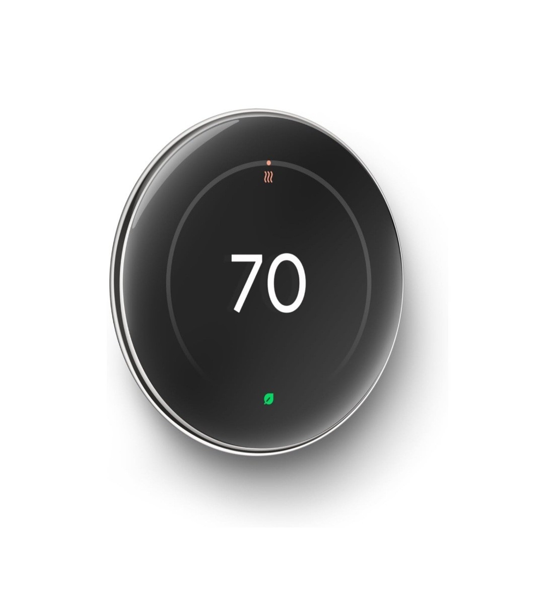 Google Nest Learning Thermostat 4th Gen & Sensor 2nd Gen Polished Silver
