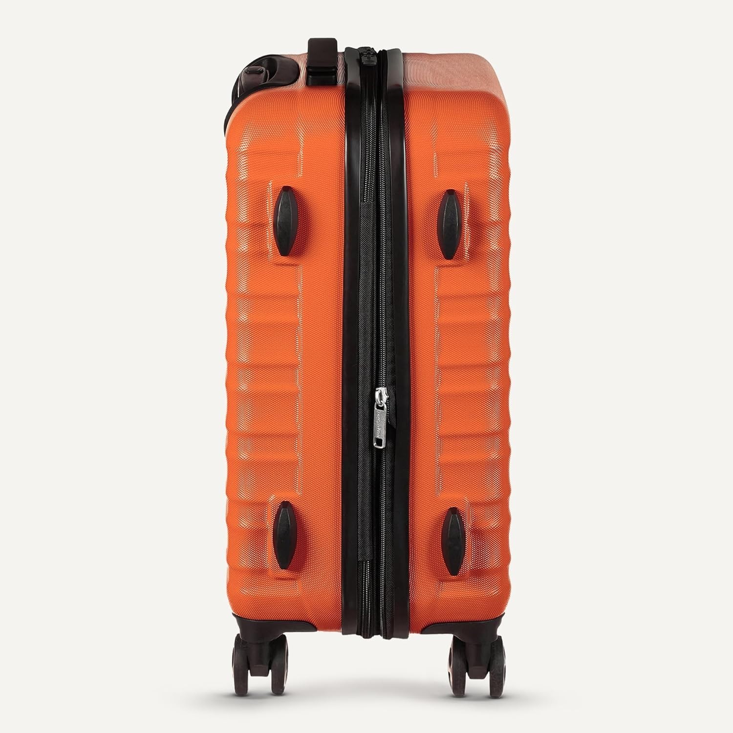 Basics 21" Hardside Spinner Suitcase - Orange, Expandable 25%, Telescoping Handl