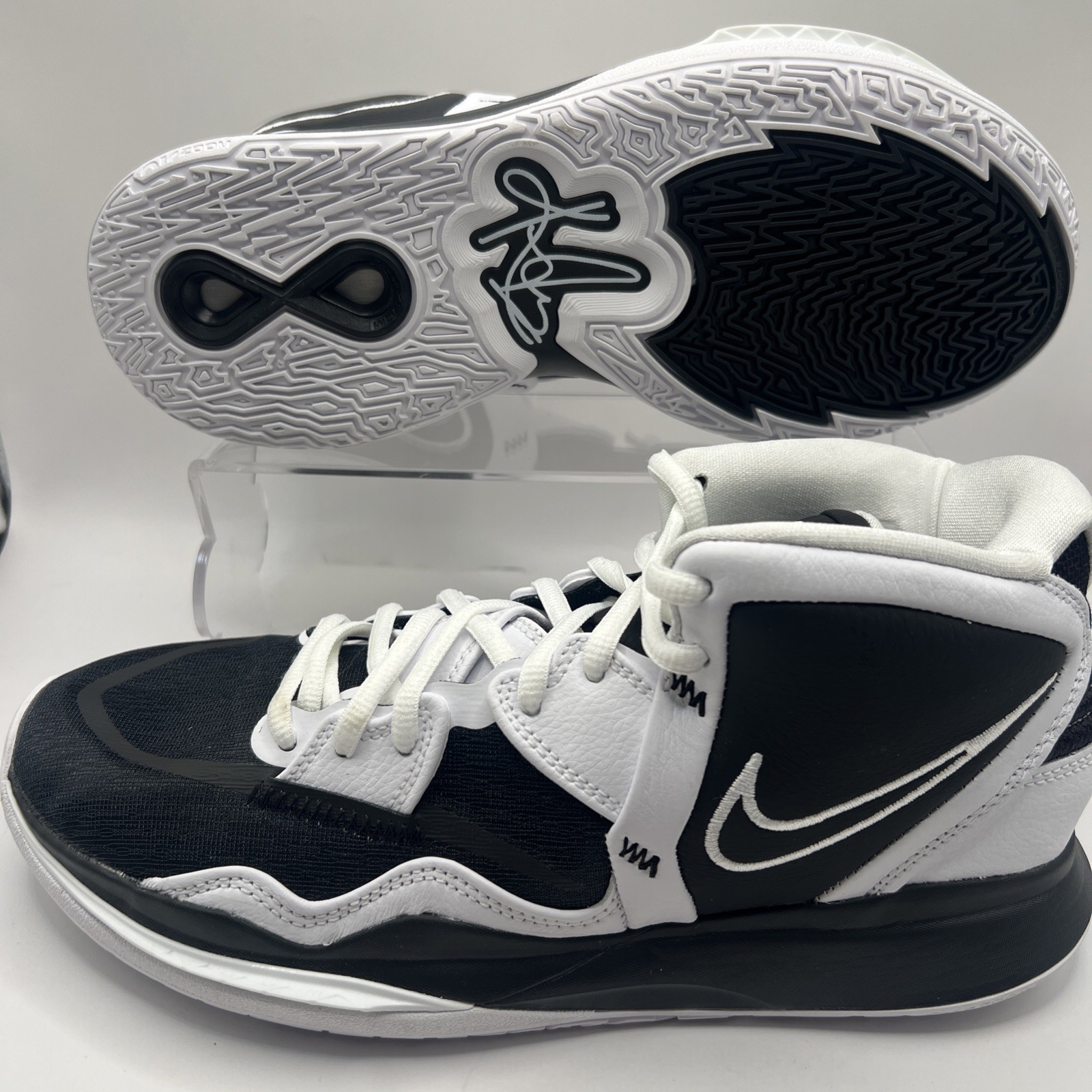 Nike Kyrie Infinity TB Mens 9.5 Womens 11 Black White Men's Shoes DO9616-002