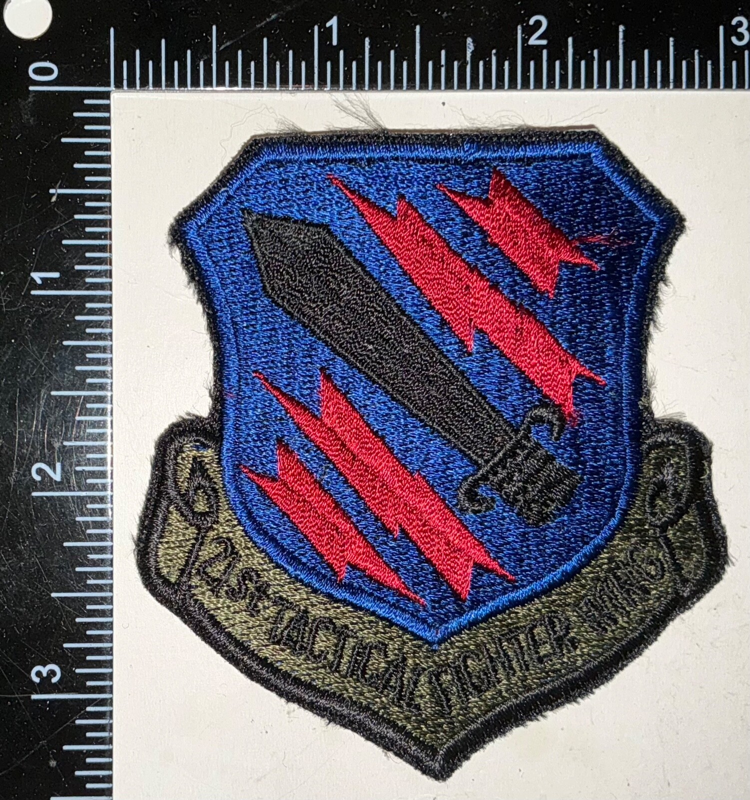 Post Vietnam War USAF US Air Force 21st Tactical Fighter Wing SUBDUED Patch