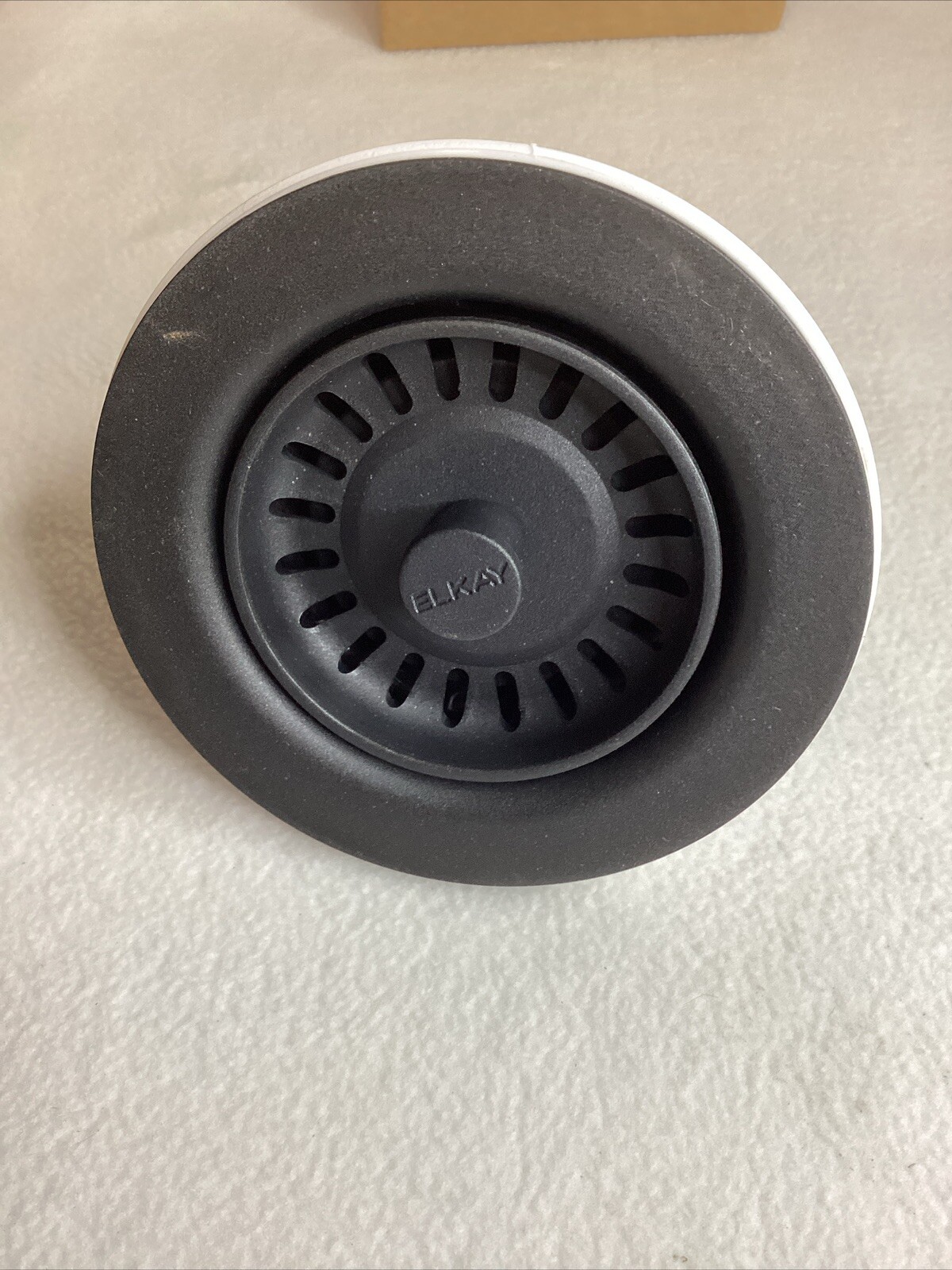 Elkay Polymer Drain Fitting with Removable Basket Strainer and Rubber
