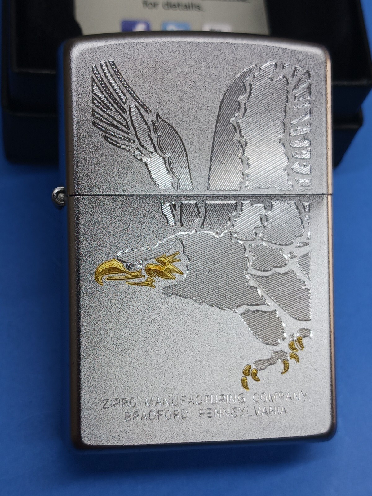 Zippo 28356 Eagle Satin Chrome