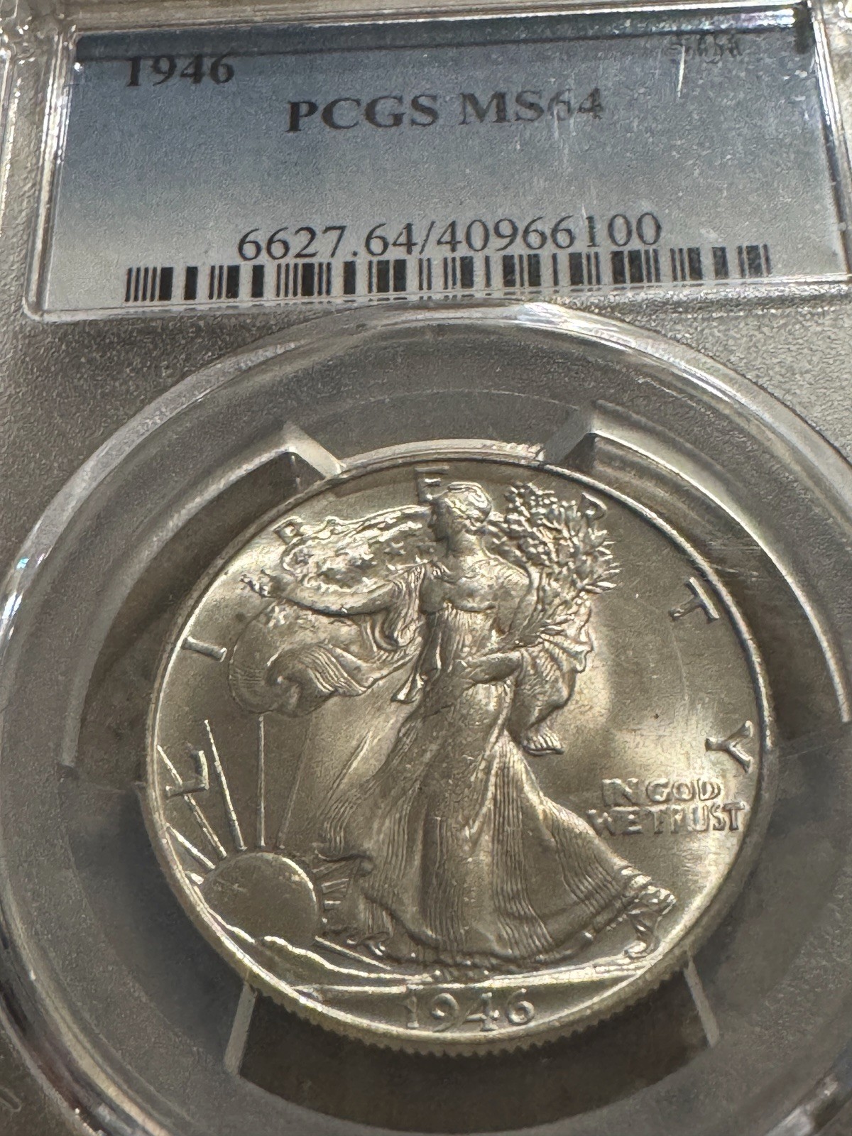 1946 Walking Liberty Silver Half Dollar PCGS MS64