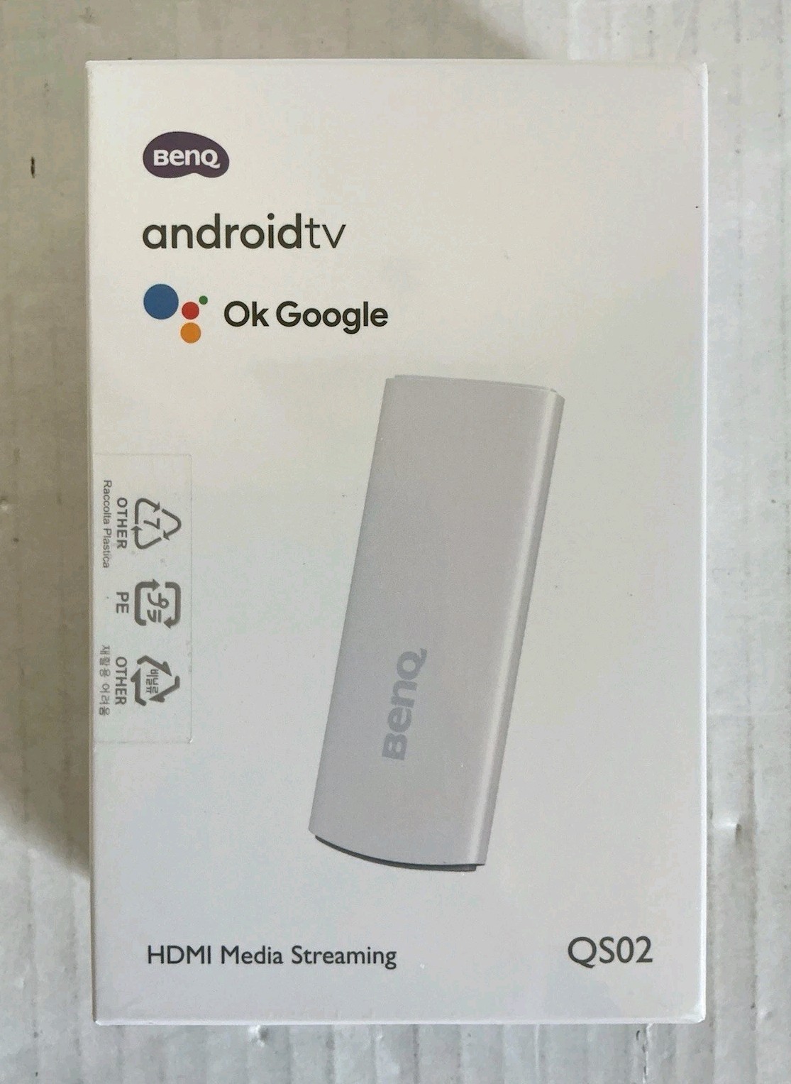 BenQ Android TV Dongle QS02 HDMI Media Streaming 4K Ultra HD NEW