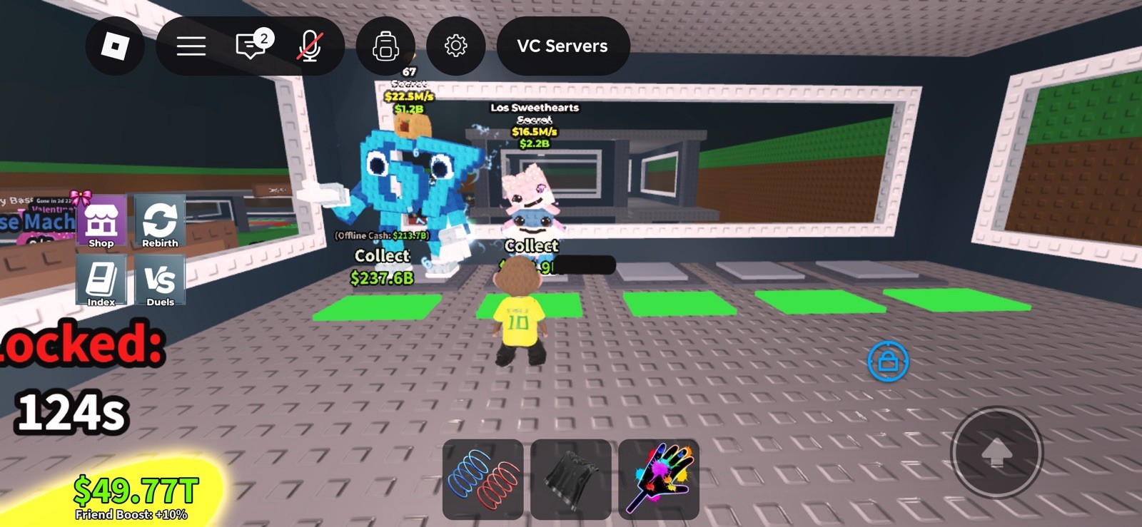 VC Servers Los Sweethearts Secret Offline Cash Game Item Asset Generation Secret