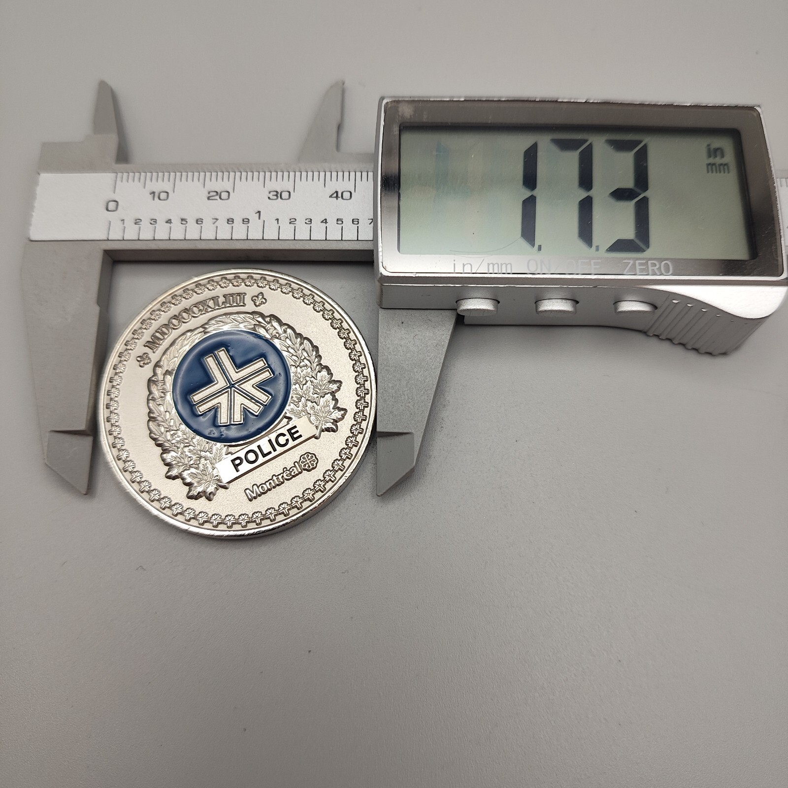 Montreal Police Module Evaluation Drogues Challenge Coin