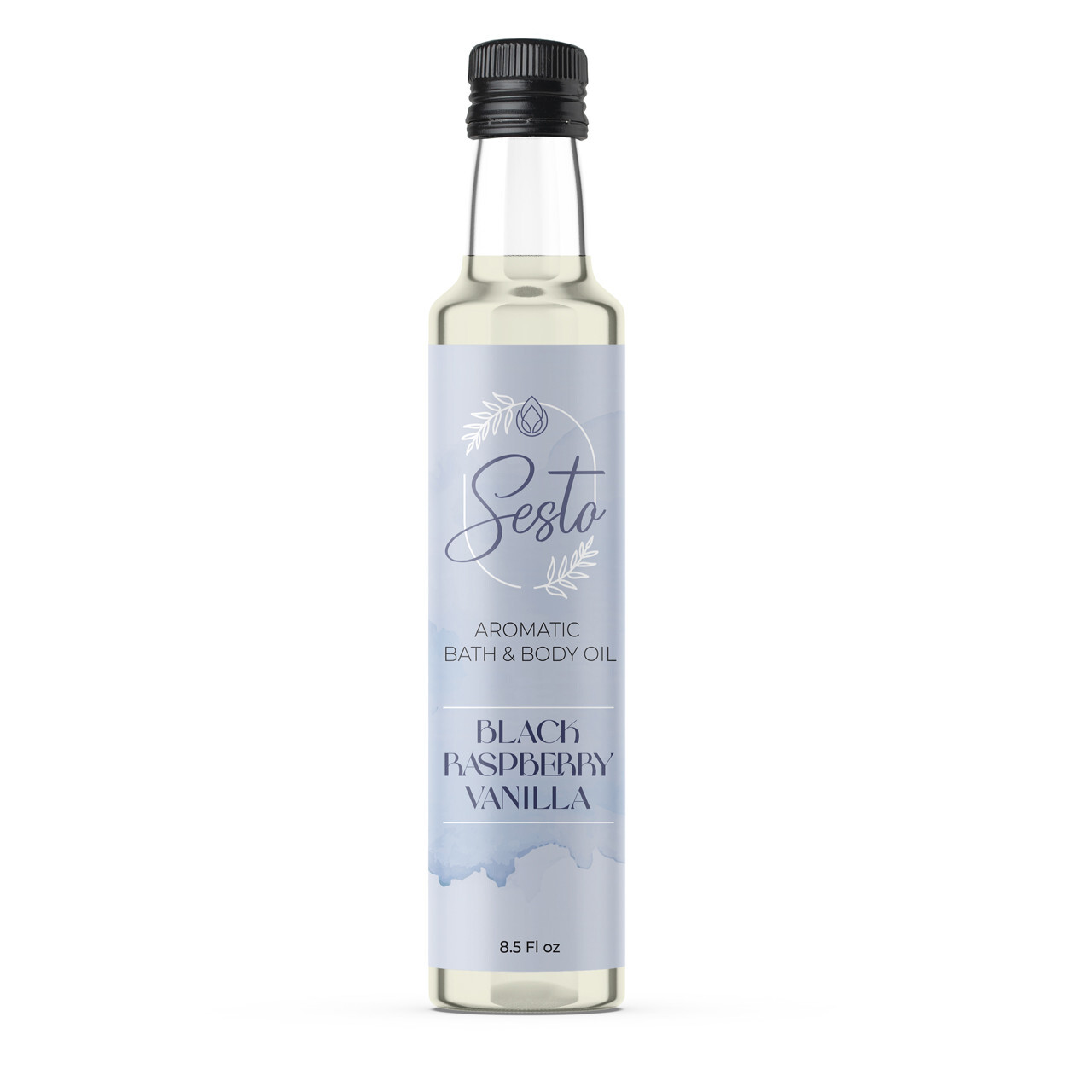 Sesto Aromatic Bath & Massage Oil - Black Raspberry Vanilla - 8.5oz