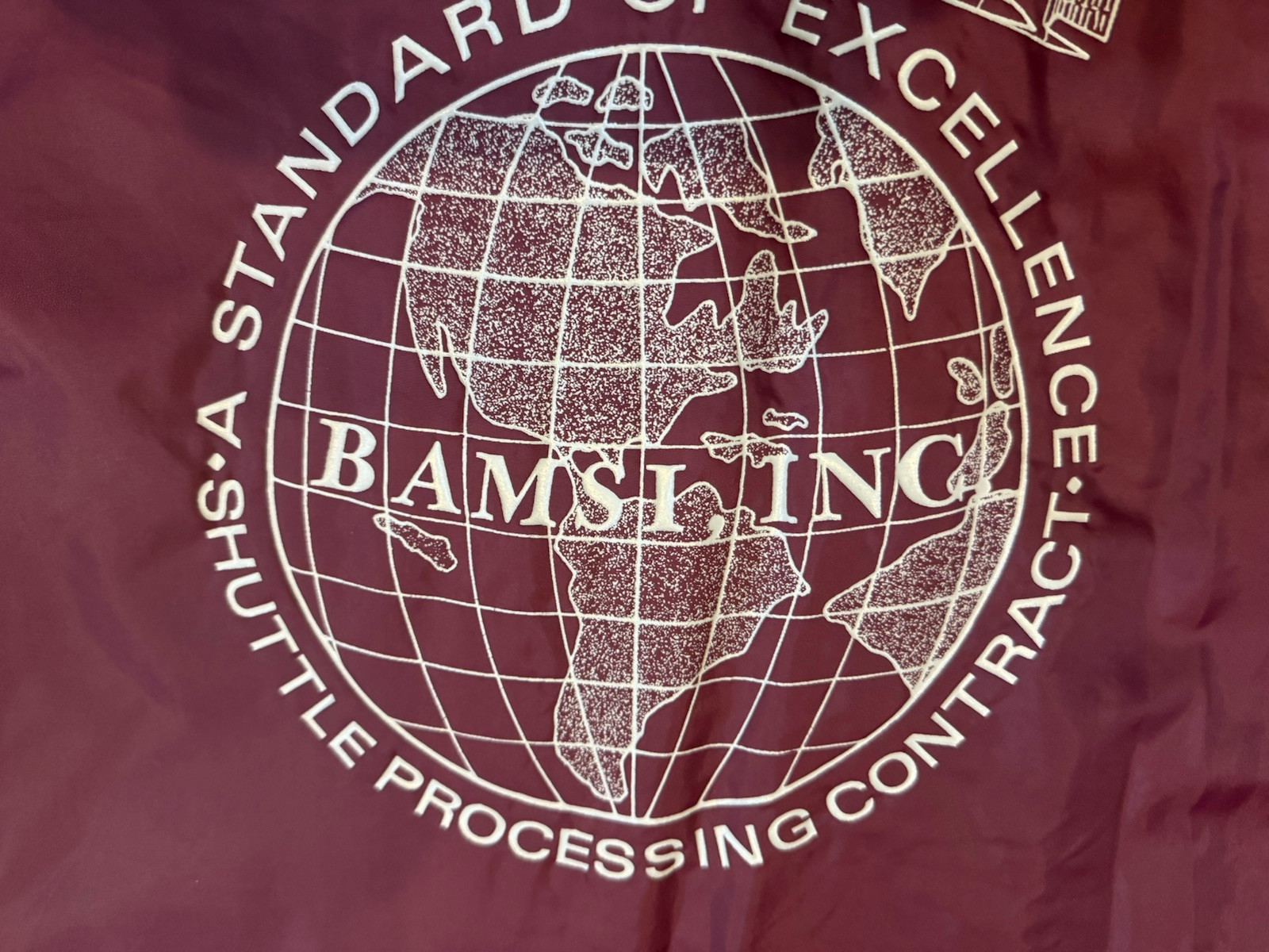 Vintage Bamsi Inc. Space Shuttle Jacket Size Large