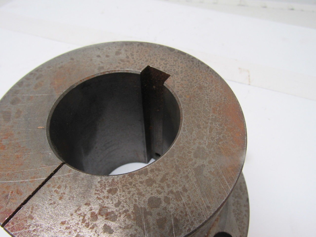 2.5" Finished Bore Steel Split Taper Bushing 7-1/4" OD 4.5" Wide