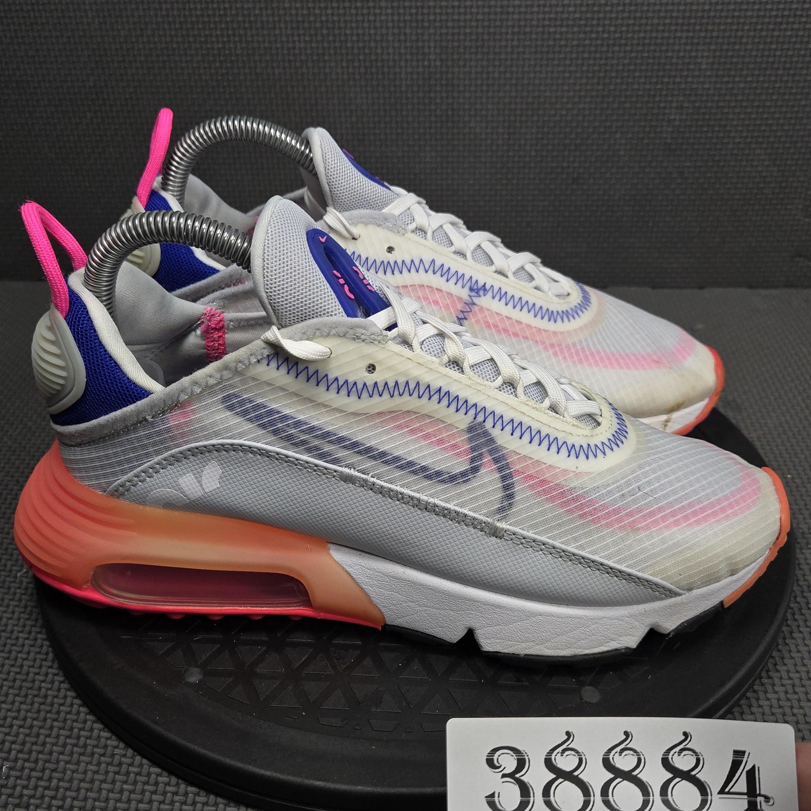 Nike Air Max 2090 Shoes Womens Size 7 White Mesh Running Sneakers CZ3867-101