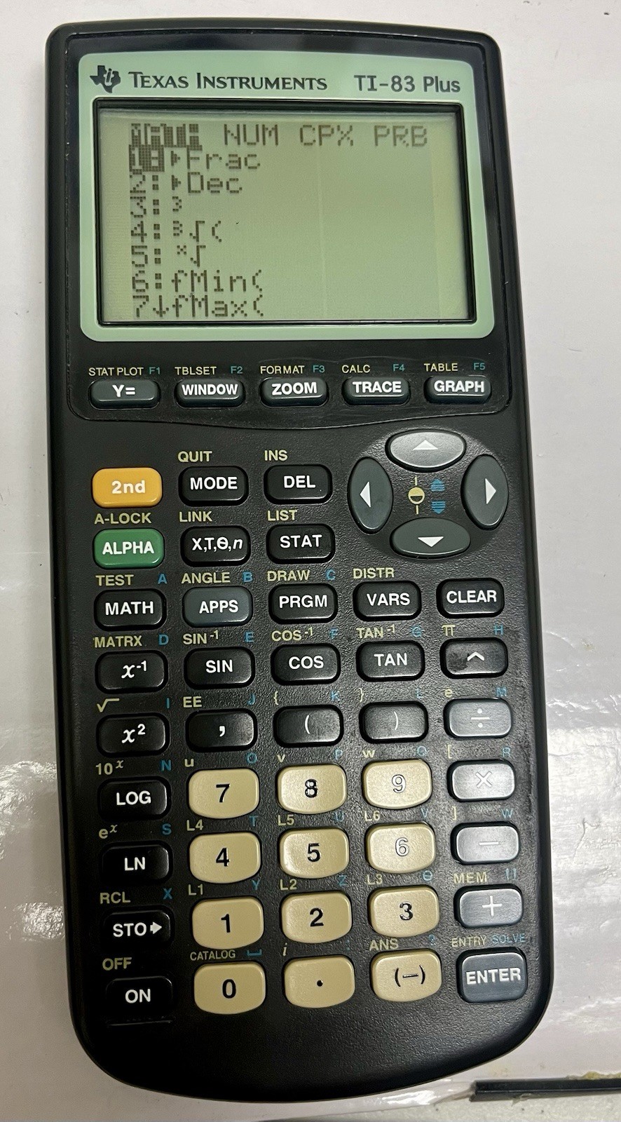 Texas Instruments TI-84 Plus & TI-83 Plus Graphing Calculator Working