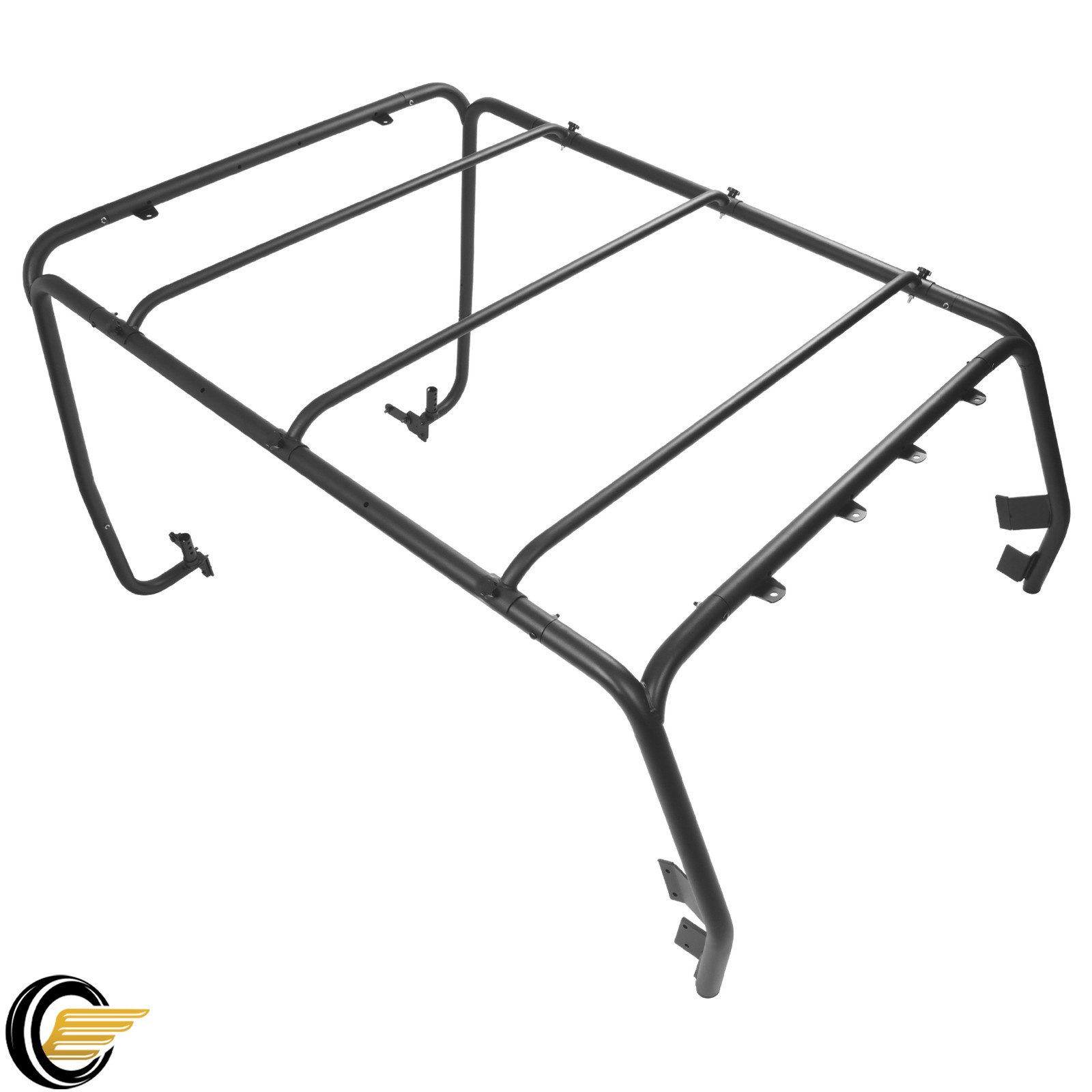 350LBS For Jeep Wrangler JK 2 Door 2007-2018 Top Roof Rack Luggage Carrier Steel