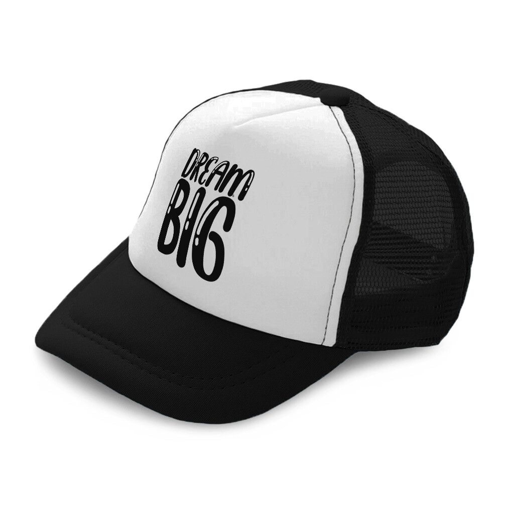 Kids Trucker Hat Dream Big C Polyester Boys Caps & Girls Caps Adjustable