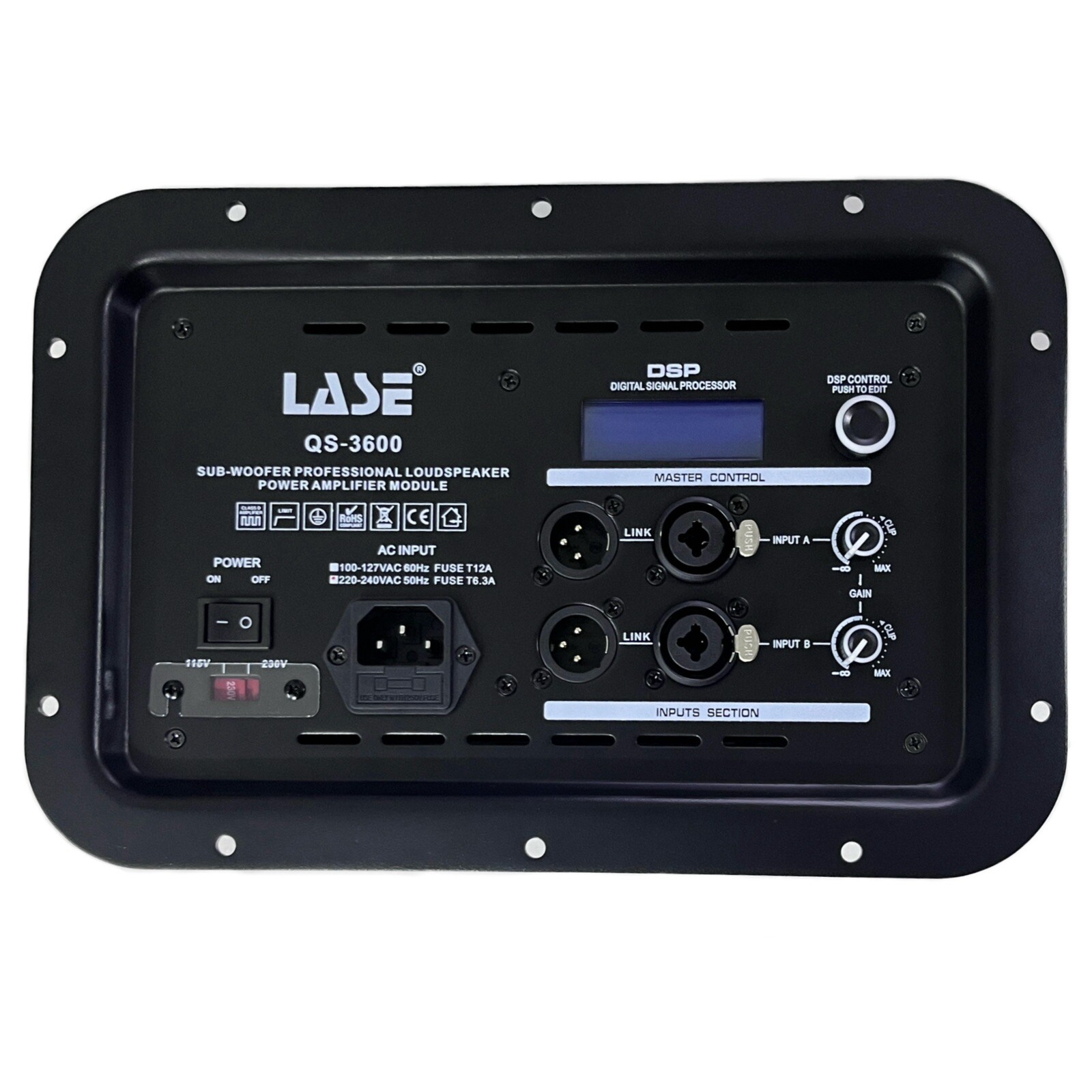 LASE QS-3600 Amplifier Module Intended for QSC KS212C Powered Sub-Woofer