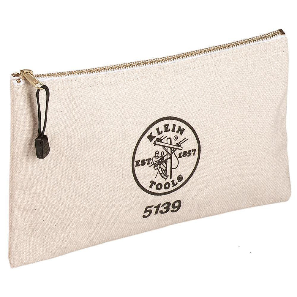 Zipper Bag, Canvas Tool Pouch 12.5 X 7 X 4.25-Inch Free Shipping New