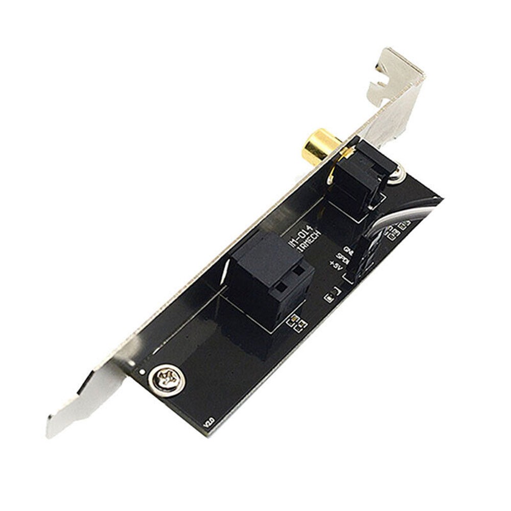 SPDIF Optical and RCA Out Plate Cable Bracket for ASUS Gigabyte MSI Motherboard