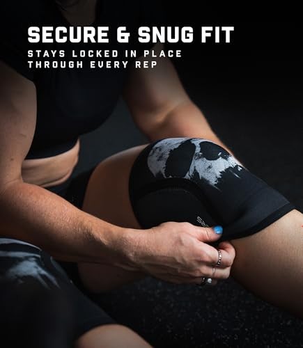 5MM Knee Sleeves for Weightlifting, Squats, Powerlifting, and Medium Dread