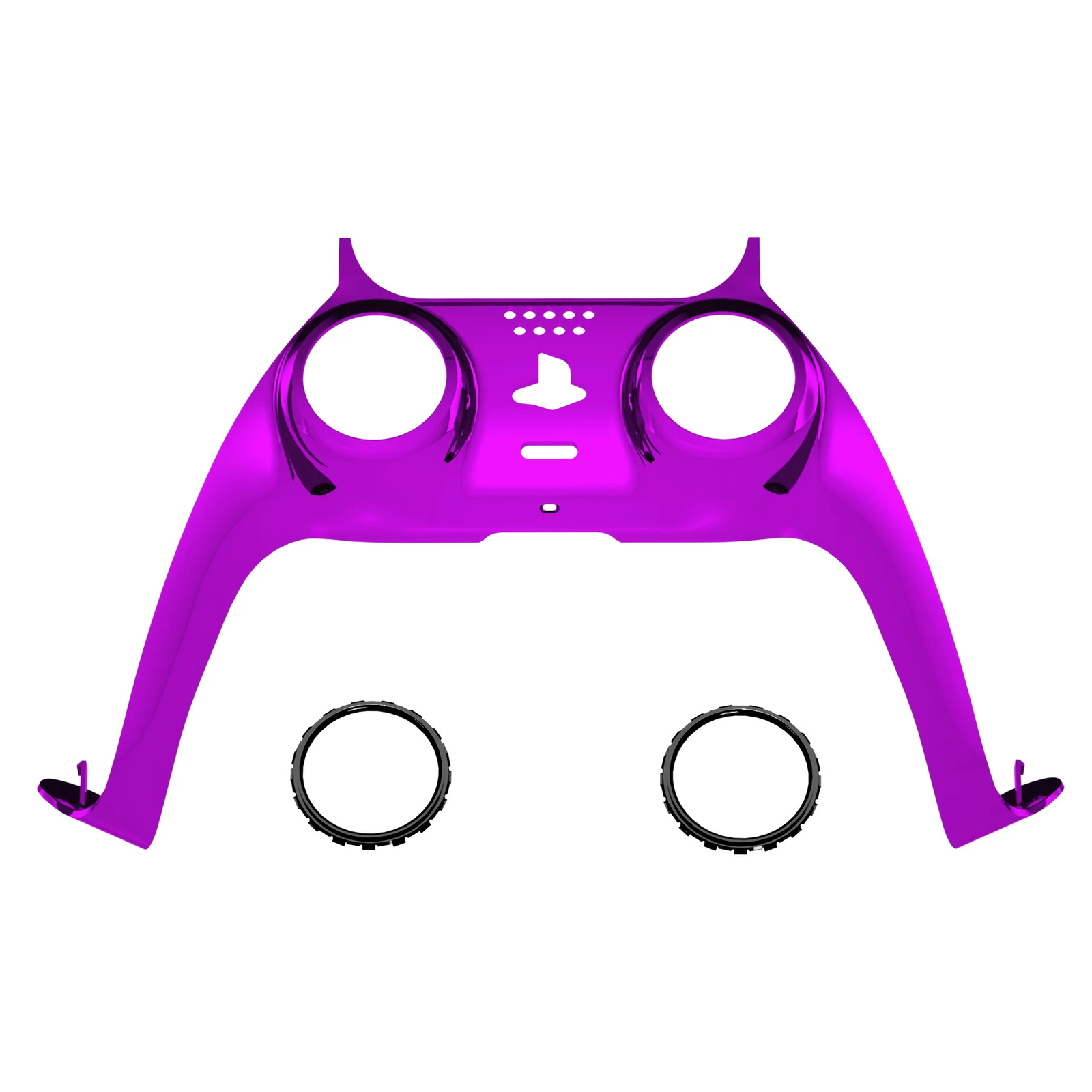 New Replacement Front Trim Shell w/Accent Rings compatible with PS5 Controller
