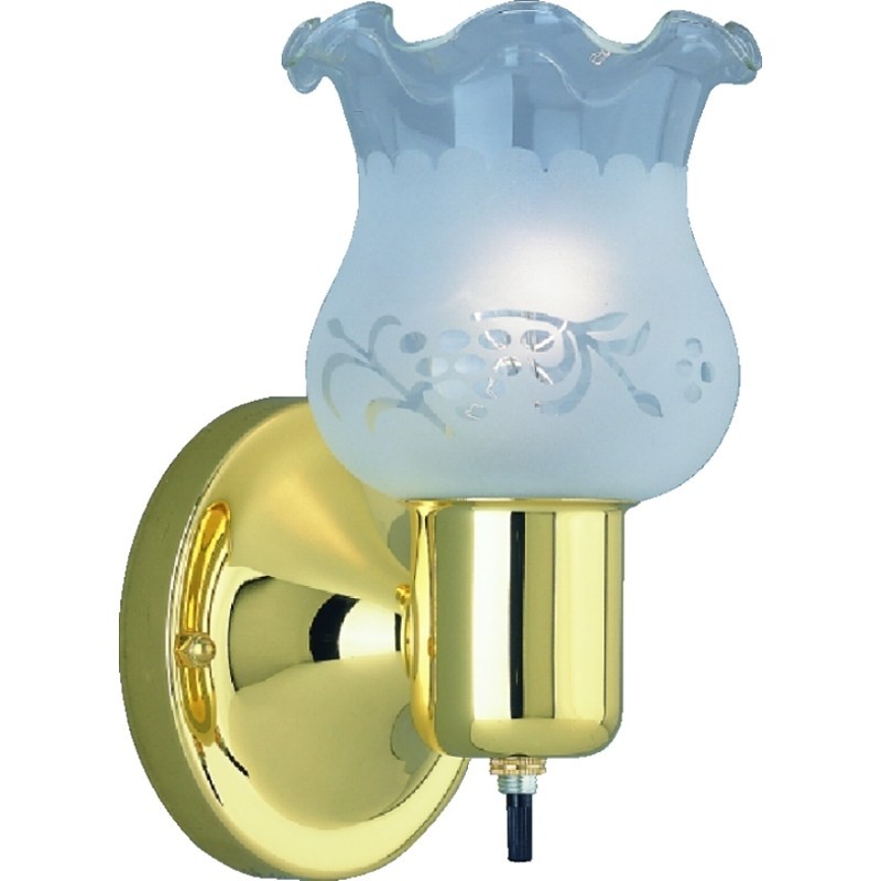 Boston Harbor W22BB01-2349ECD3L Single Light Wall Fixture, 120 V, 60 W, Type C o