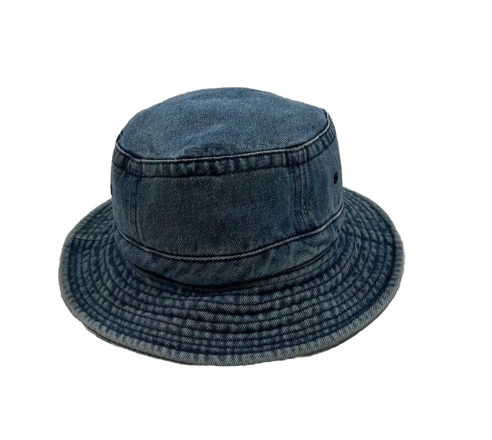 Blue Denim Bucket Sun Hat Cap Size M/L