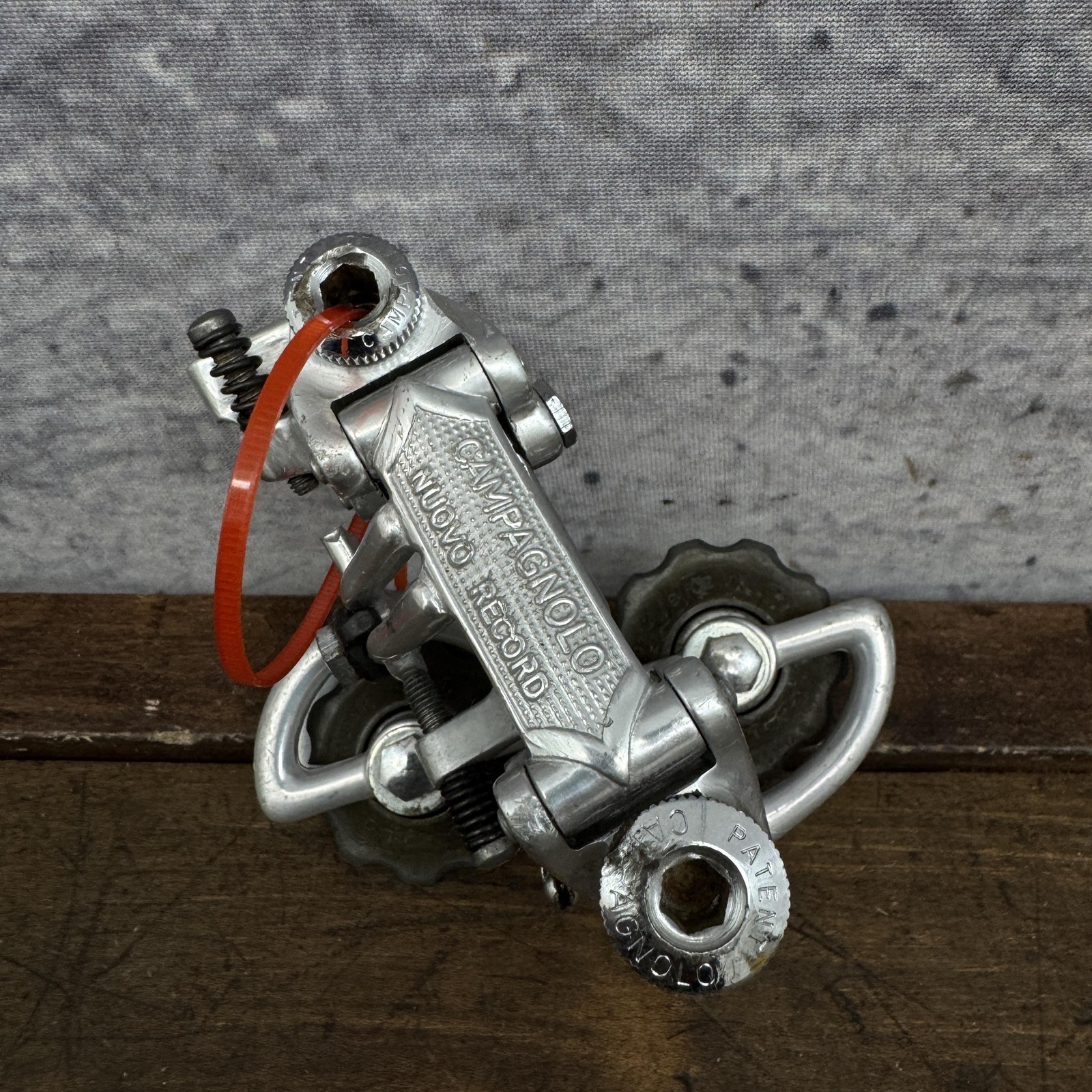 Vintage Campagnolo Nuovo Record Rear Derailleur 71 1971 Pulleys Italy Eroica