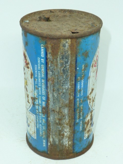 Empty Top Opened 12oz Donald Duck Cola Flat Top