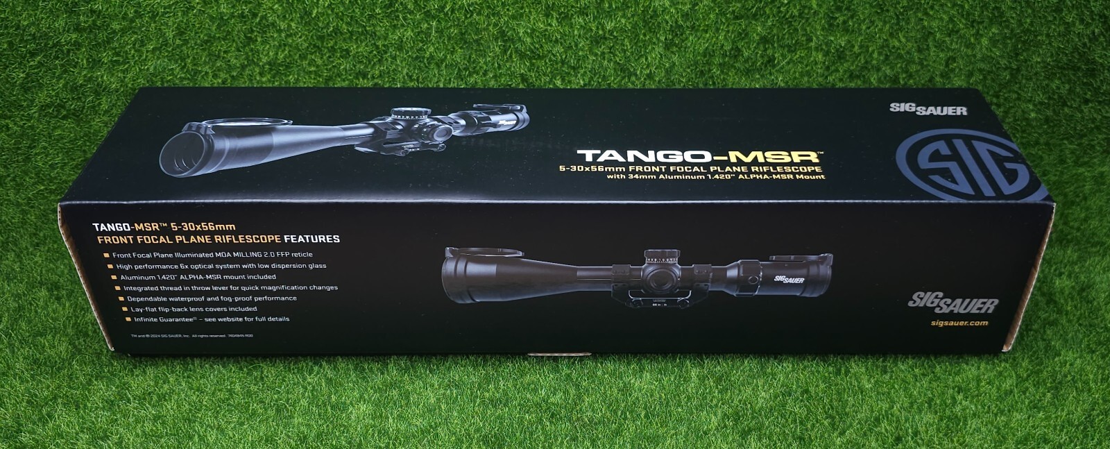 Sig Sauer TANGO-MSR 5-30x56mm FFP Riflescope MOA Milling 2.0 Reticle - SOTM65000