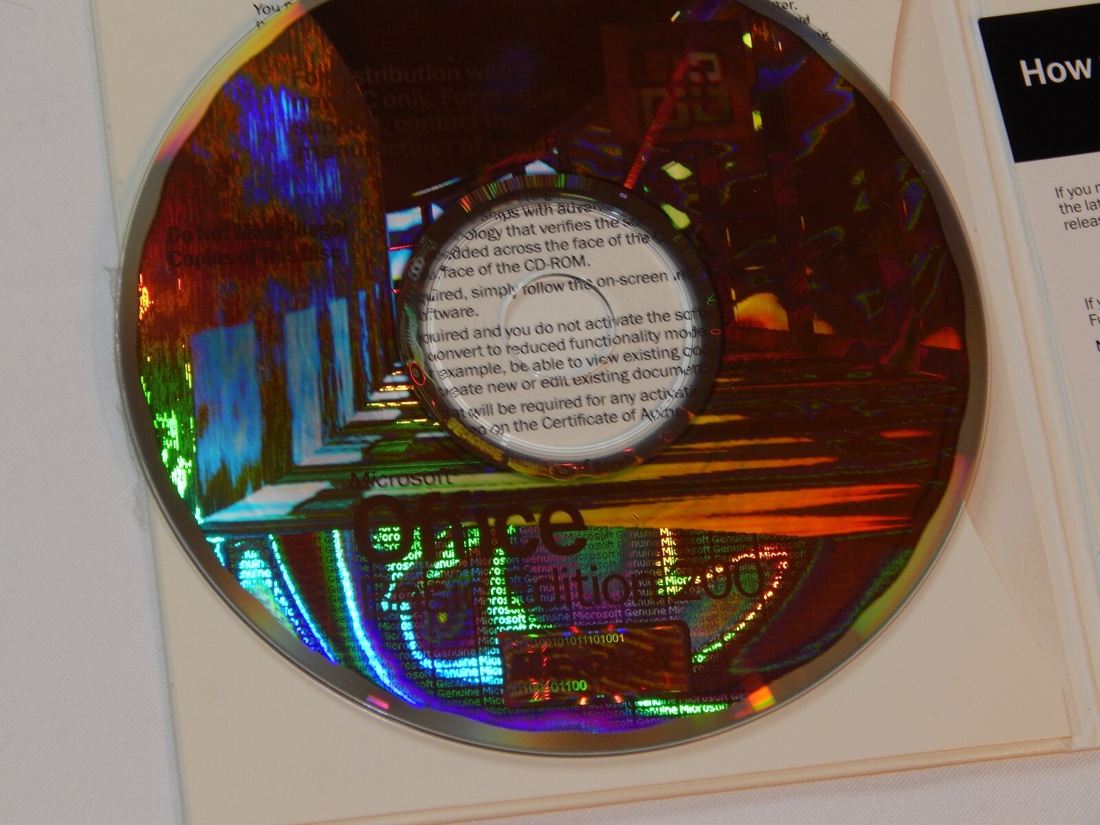 Microsoft Office 2003 Basic Edition Disc CD Rom - VD8